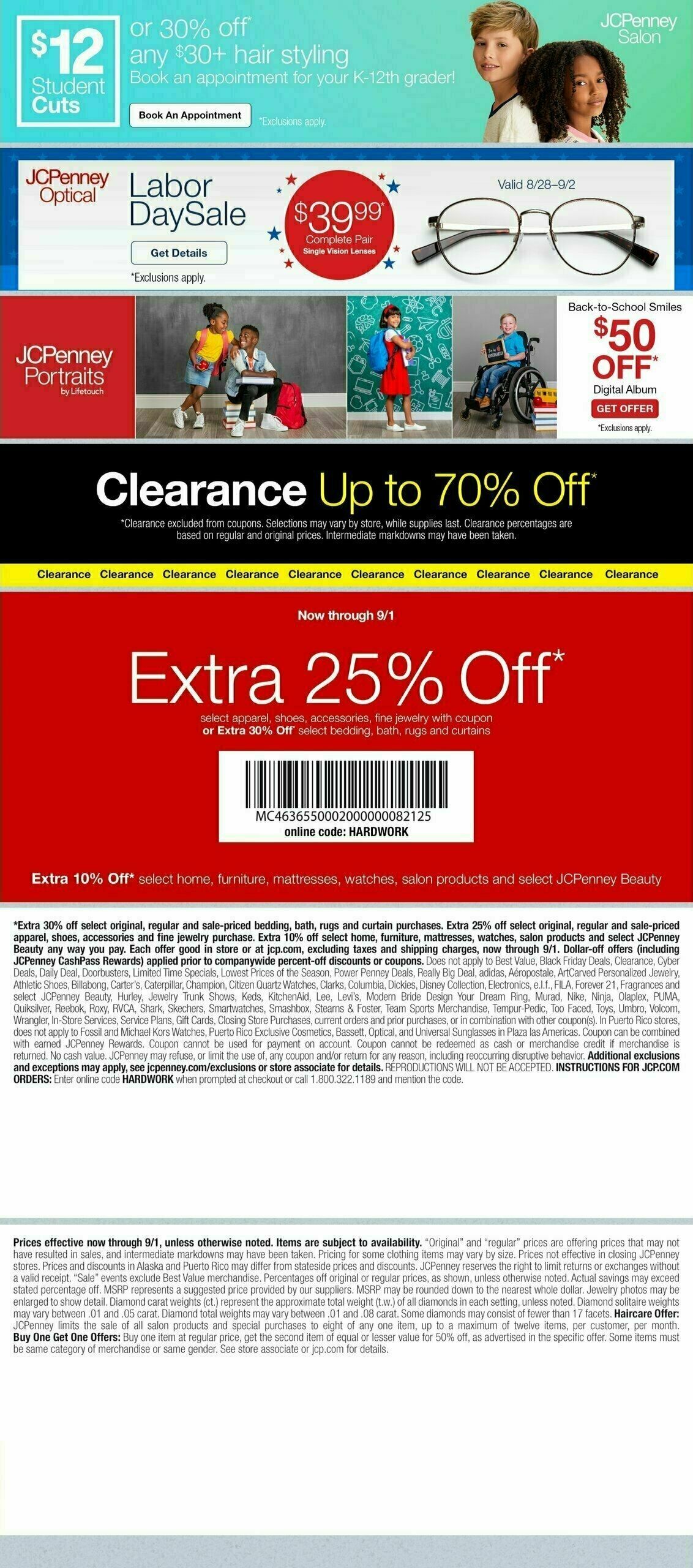 JCPenney Weekly Ad from August 29