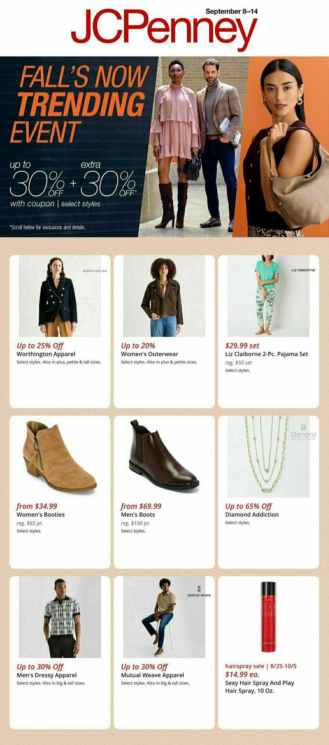JCPenney Weekly Ad from September 8