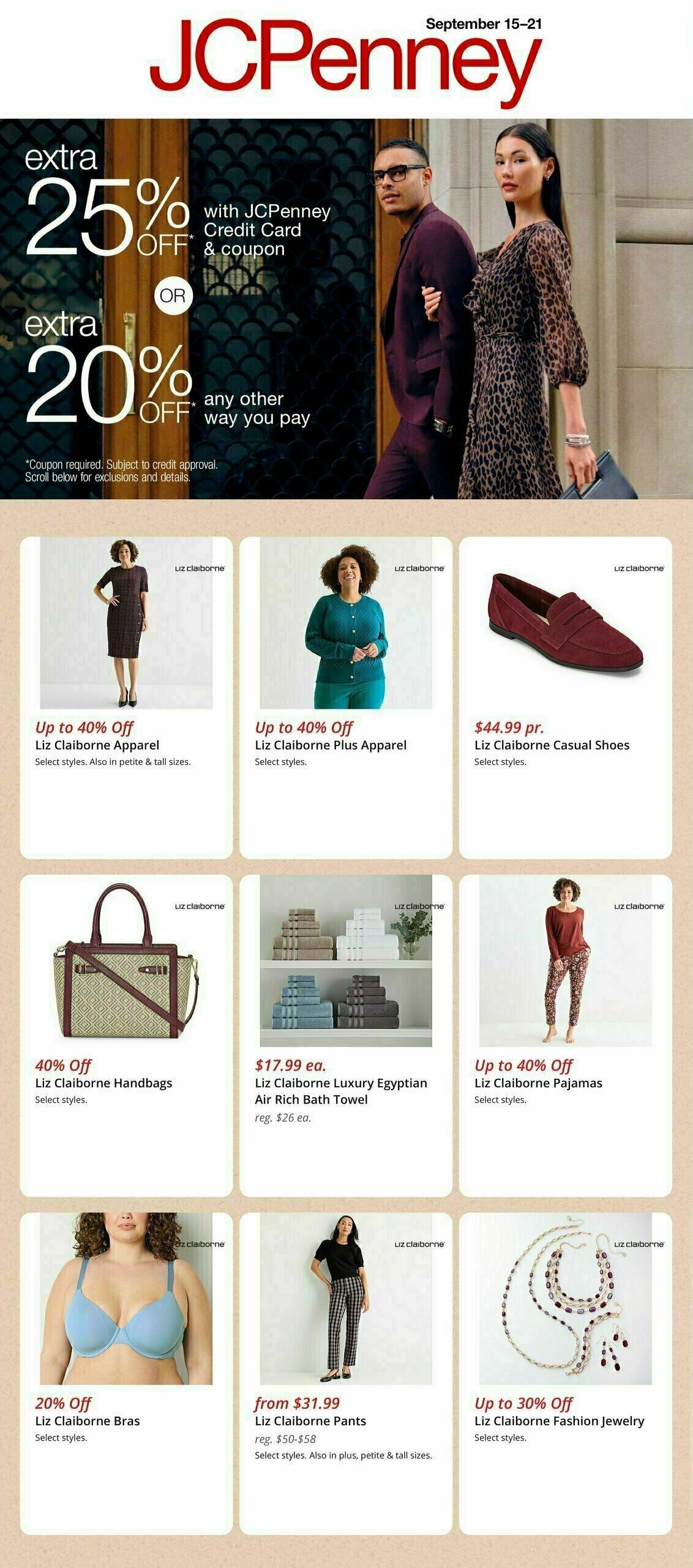 JCPenney Weekly Ad from September 15