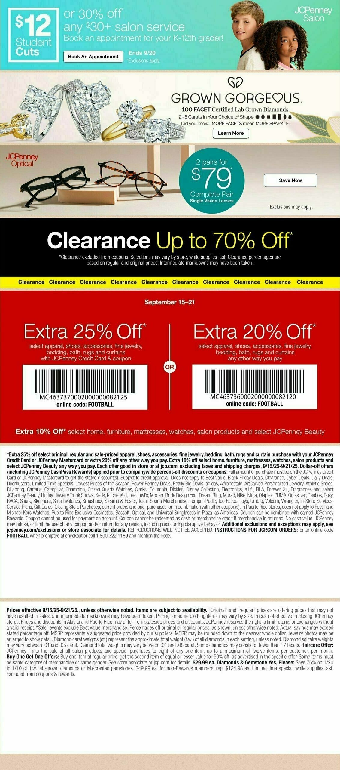 JCPenney Weekly Ad from September 15