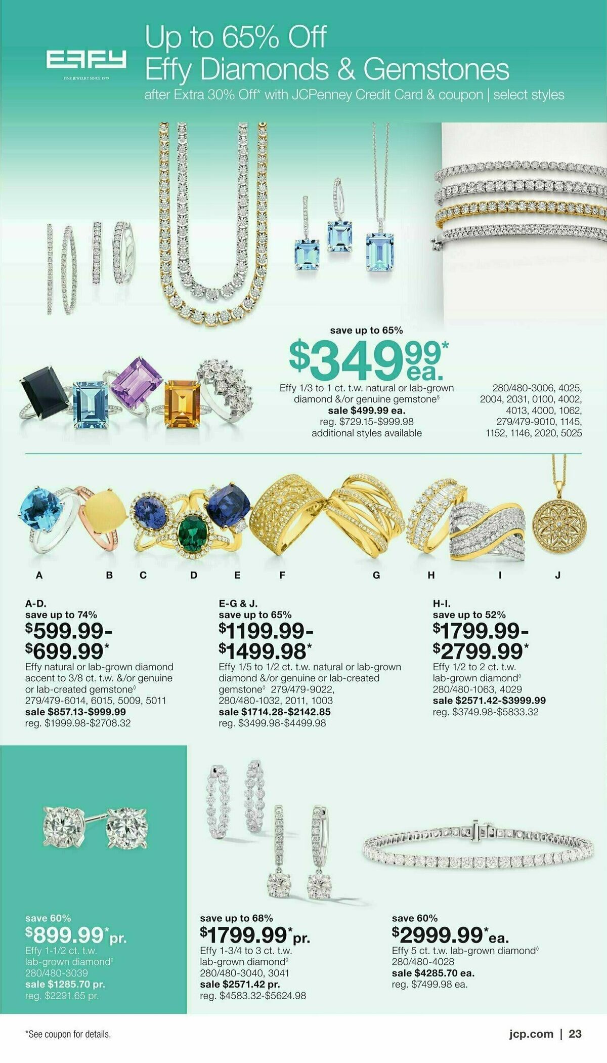 JCPenney Billion Dollar Jewelry Sale Weekly Ad from September 5