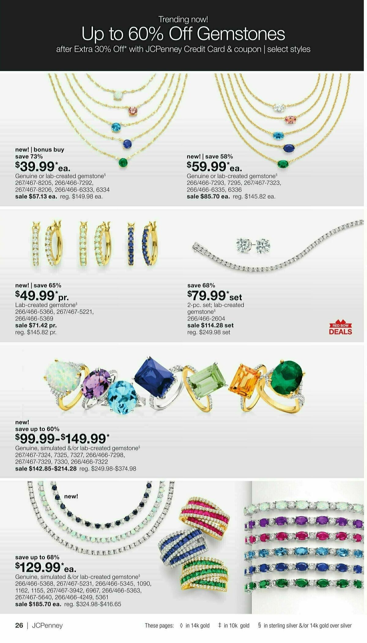 JCPenney Billion Dollar Jewelry Sale Weekly Ad from September 5