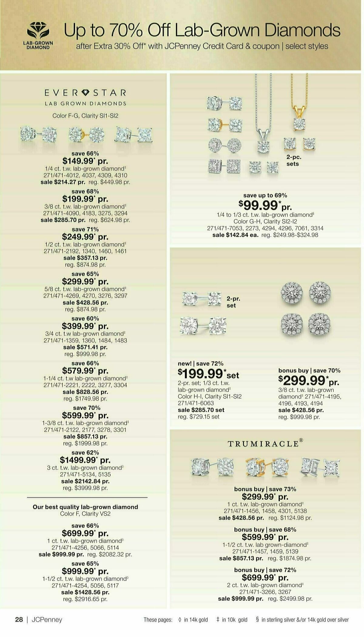 JCPenney Billion Dollar Jewelry Sale Weekly Ad from September 5