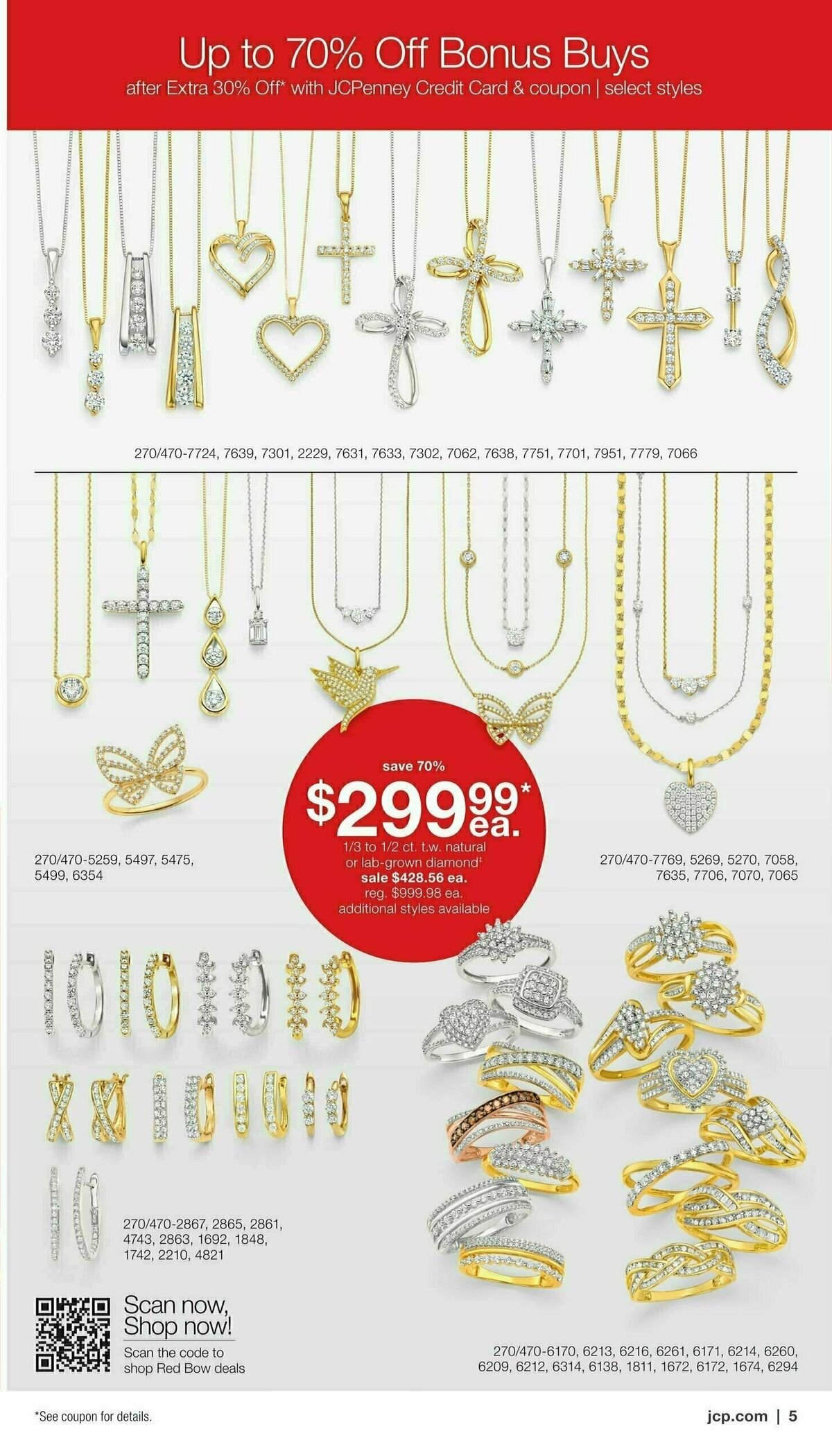 JCPenney Billion Dollar Jewelry Sale Weekly Ad from September 5