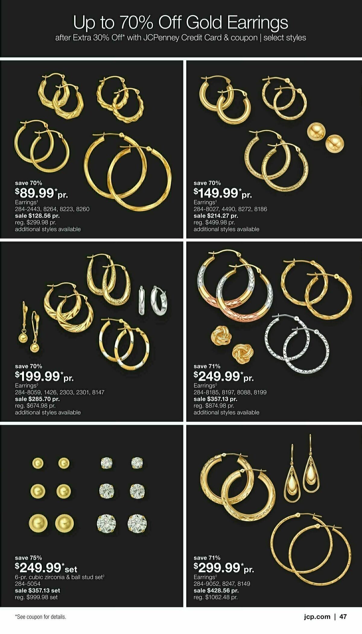 JCPenney Billion Dollar Jewelry Sale Weekly Ad from September 5