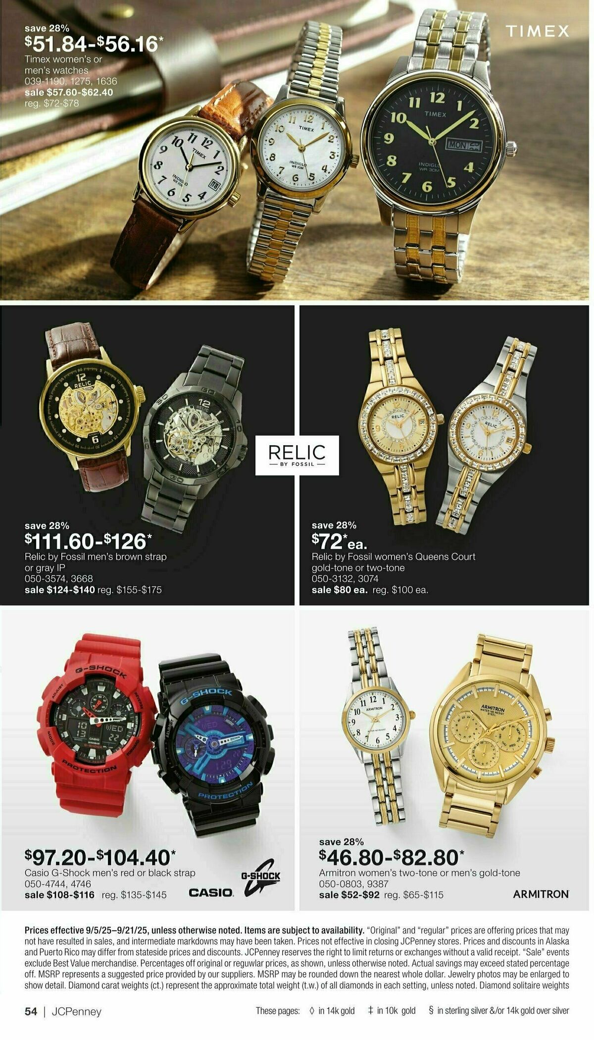 JCPenney Billion Dollar Jewelry Sale Weekly Ad from September 5