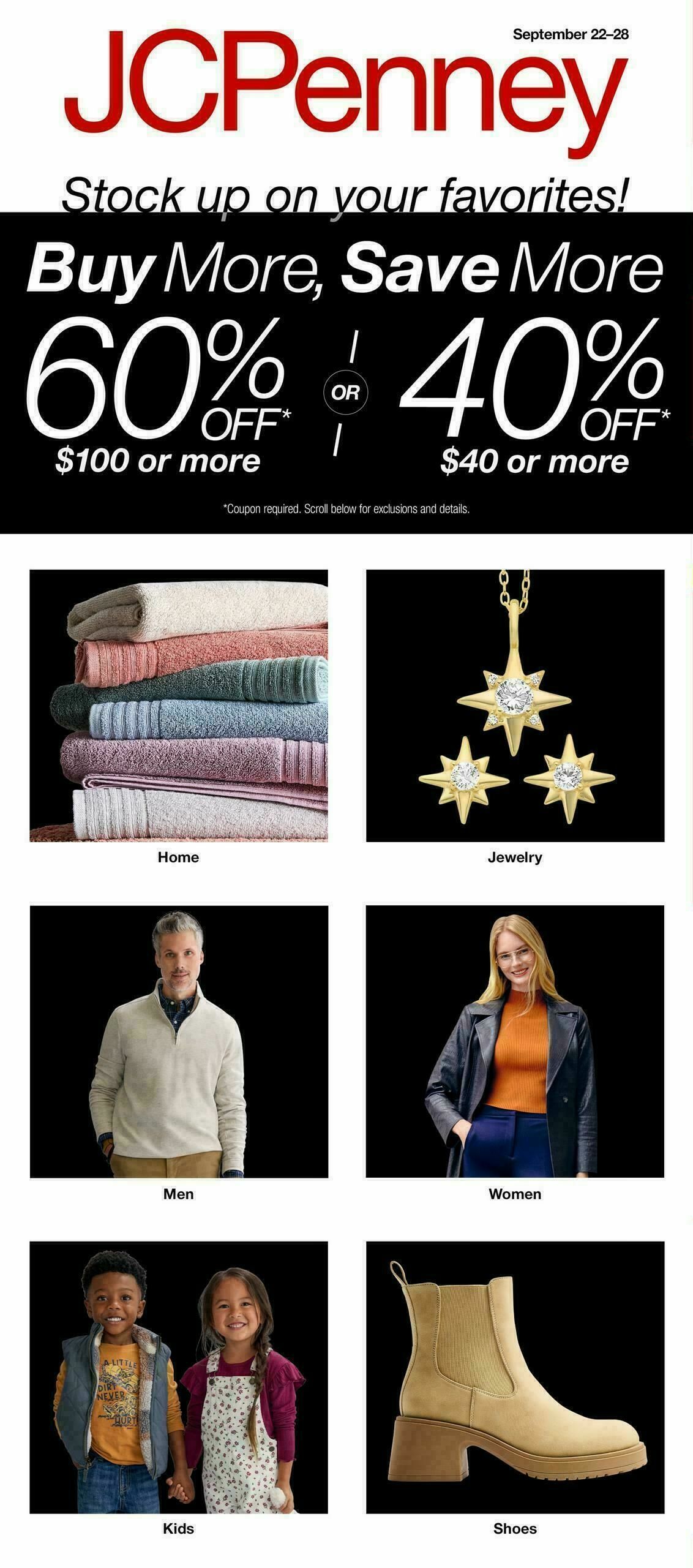 JCPenney Weekly Ad from September 22