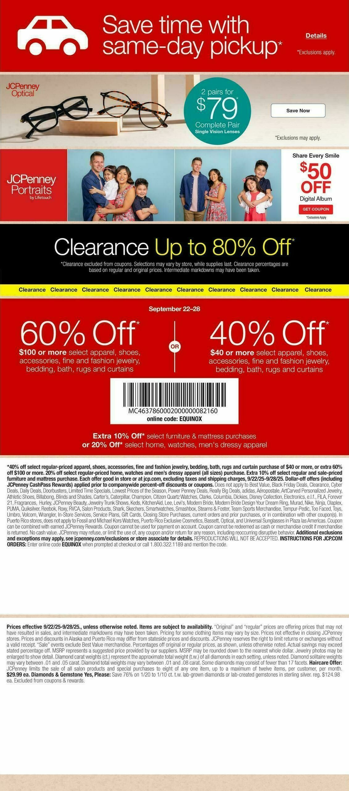 JCPenney Weekly Ad from September 22