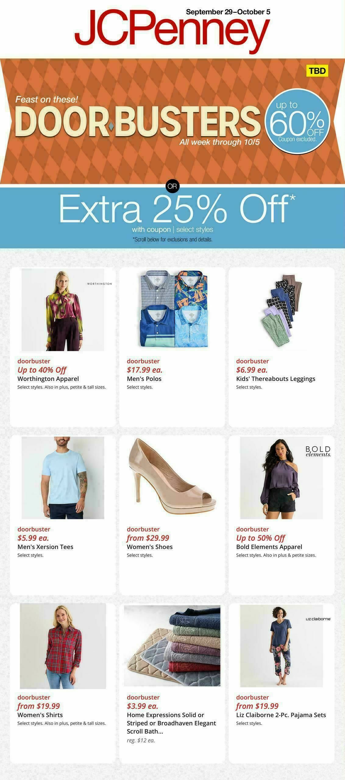 JCPenney Weekly Ad from September 25