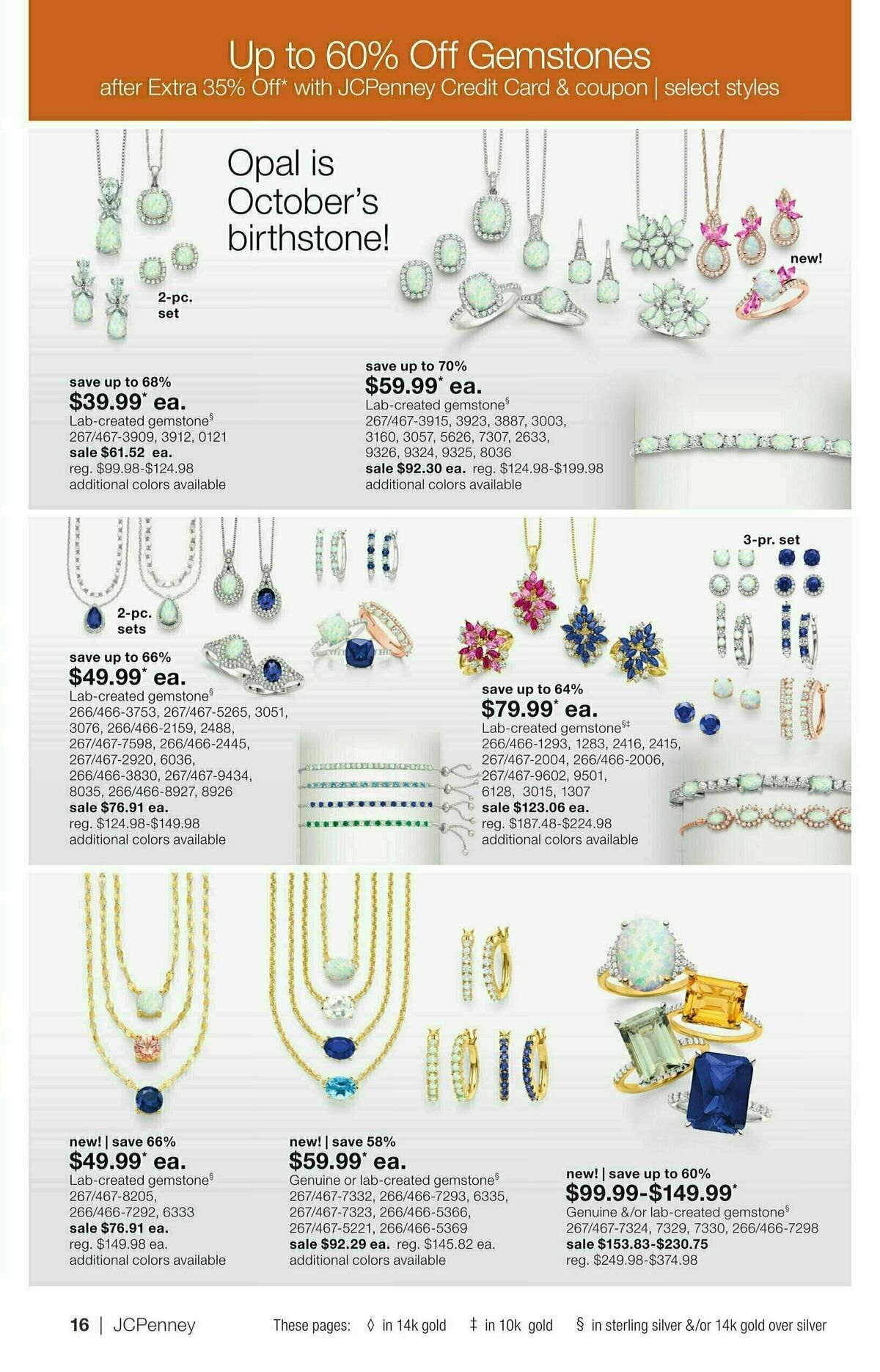 JCPenney Our Biggest Jewelry Sale of the Season Weekly Ad from October 2