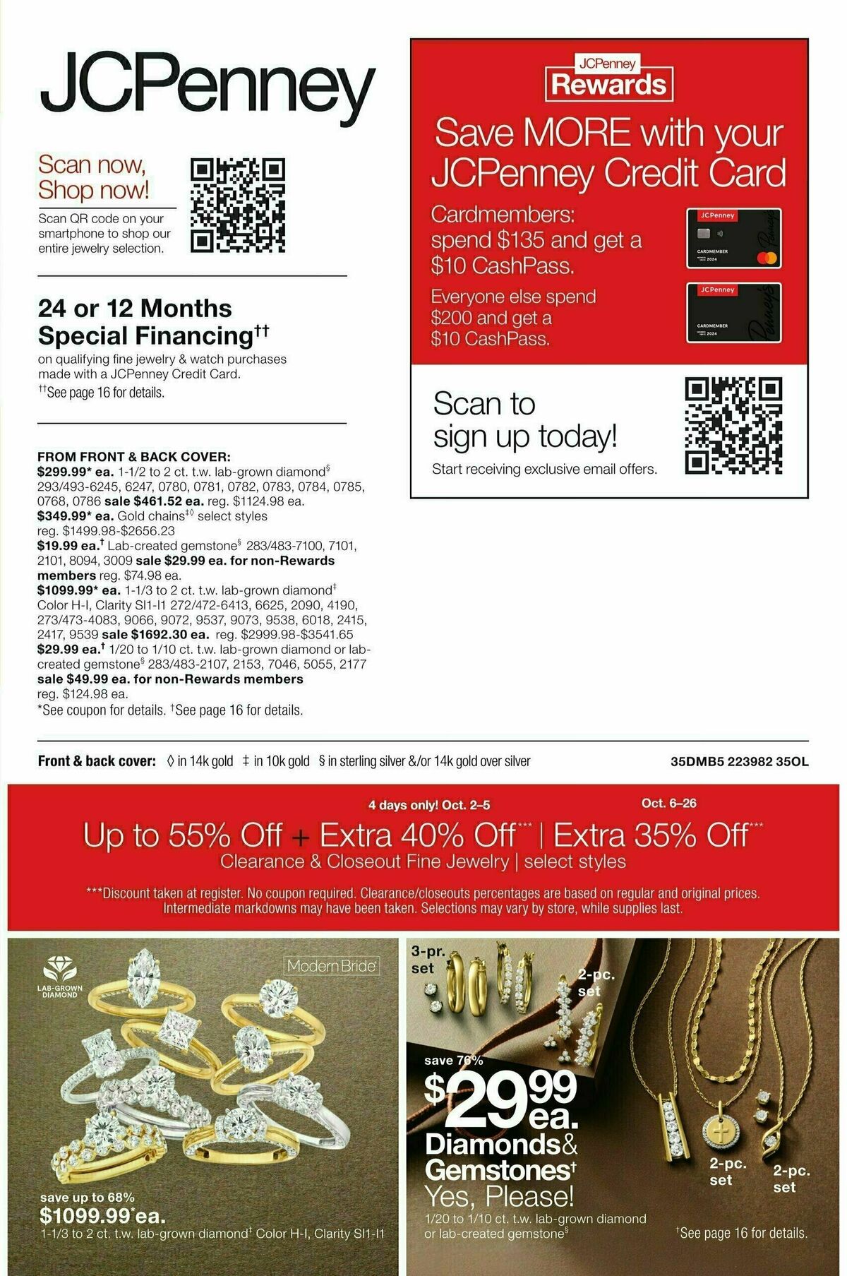 JCPenney Our Biggest Jewelry Sale of the Season Weekly Ad from October 2