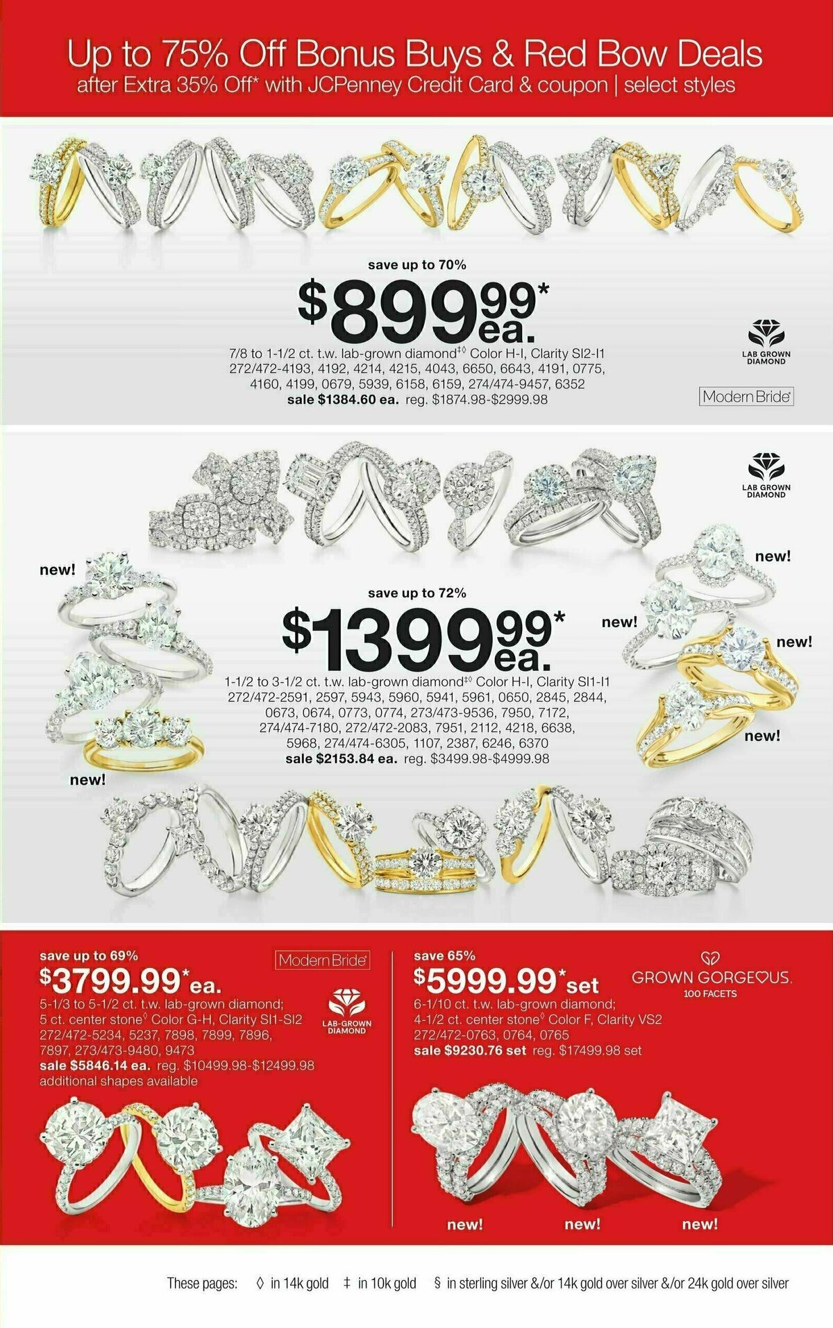 JCPenney Our Biggest Jewelry Sale of the Season Weekly Ad from October 2