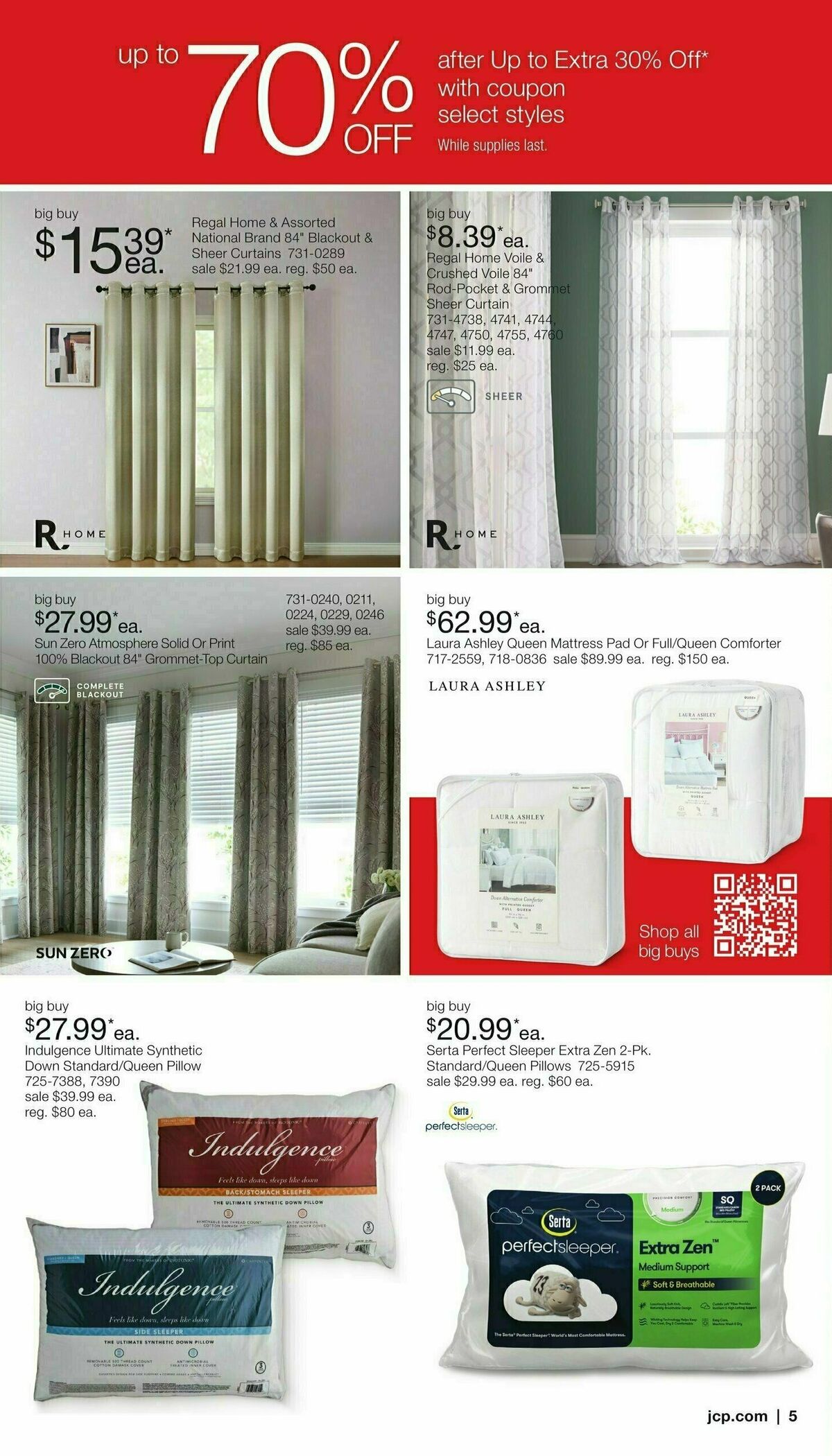 JCPenney Semi-Annual Home Sale Weekly Ad from October 6
