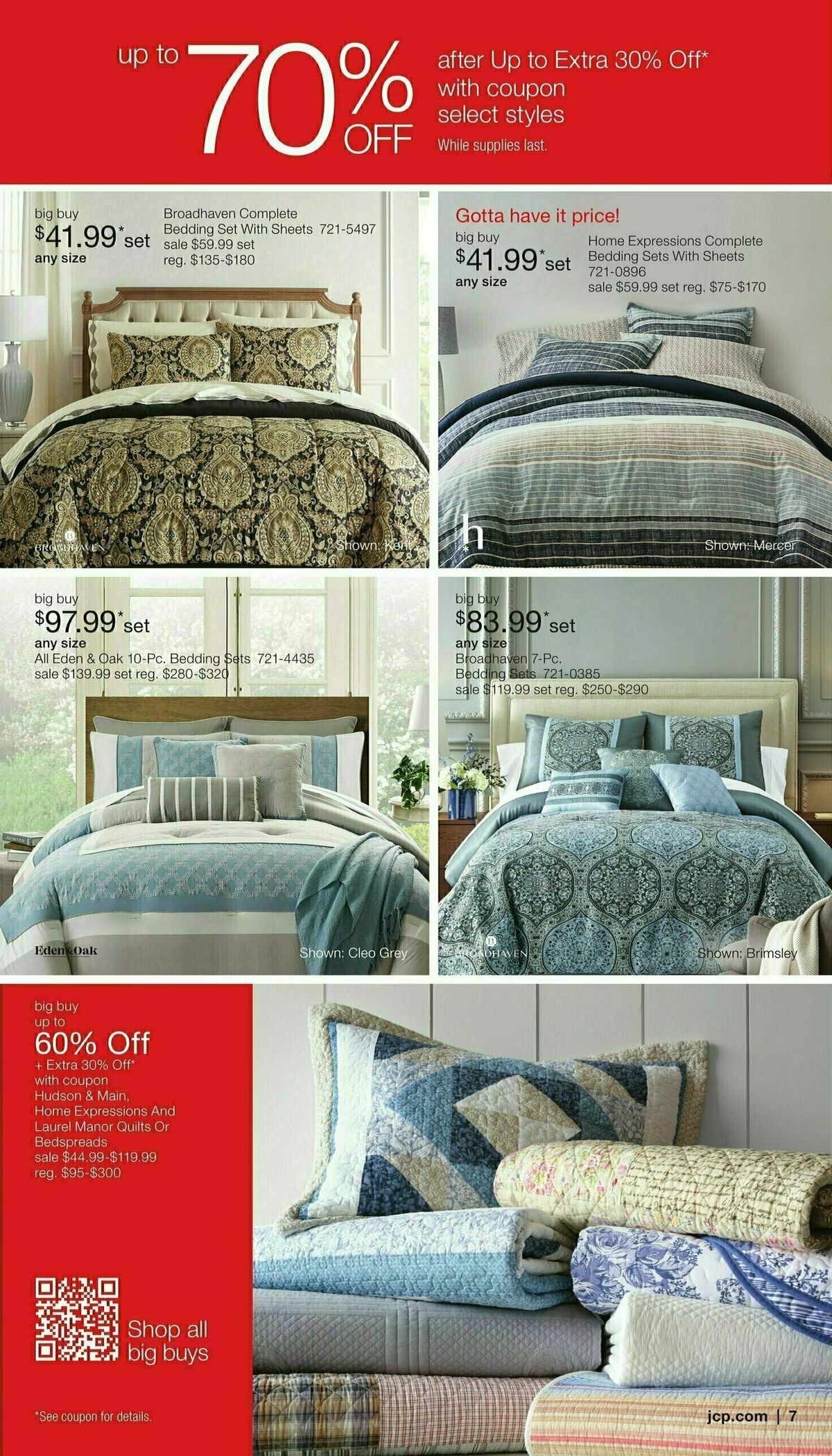 JCPenney Semi-Annual Home Sale Weekly Ad from October 6