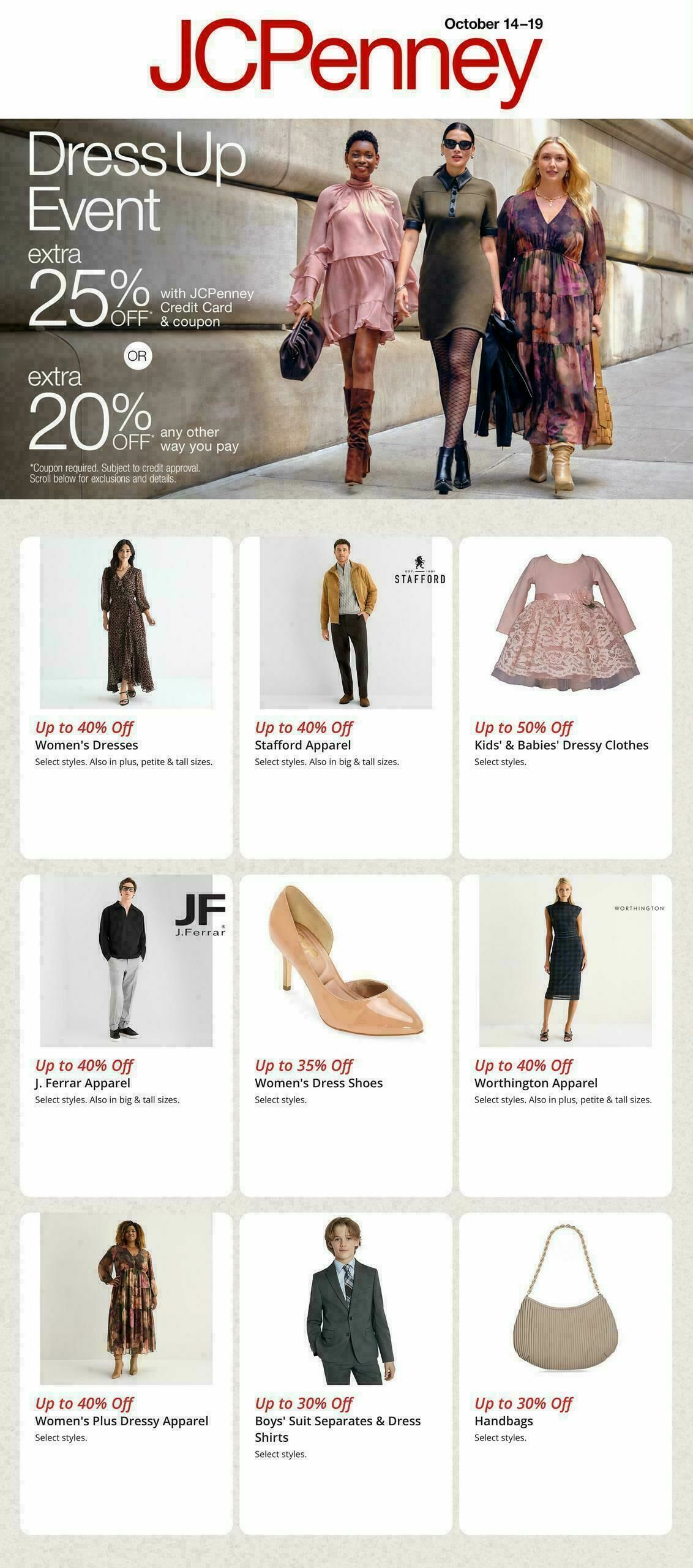 JCPenney Weekly Ad from October 14
