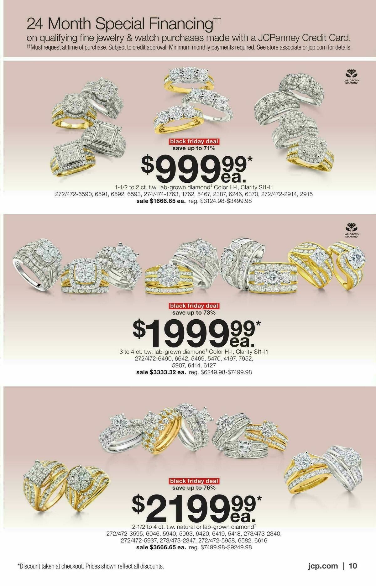 JCPenney Black Friday Early Access Jewelry Deals Weekly Ad from October 27