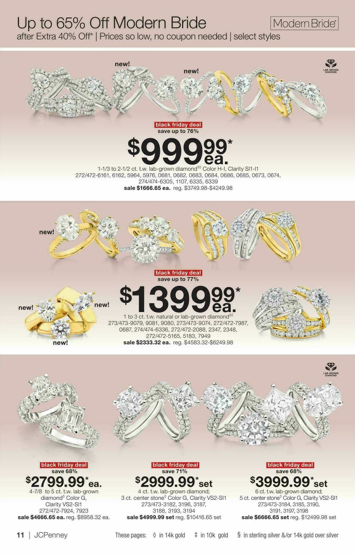 JCPenney Black Friday Early Access Jewelry Deals Weekly Ad from October 27