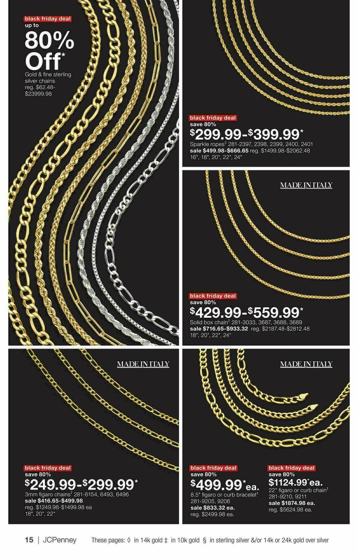 JCPenney Black Friday Early Access Jewelry Deals Weekly Ad from October 27