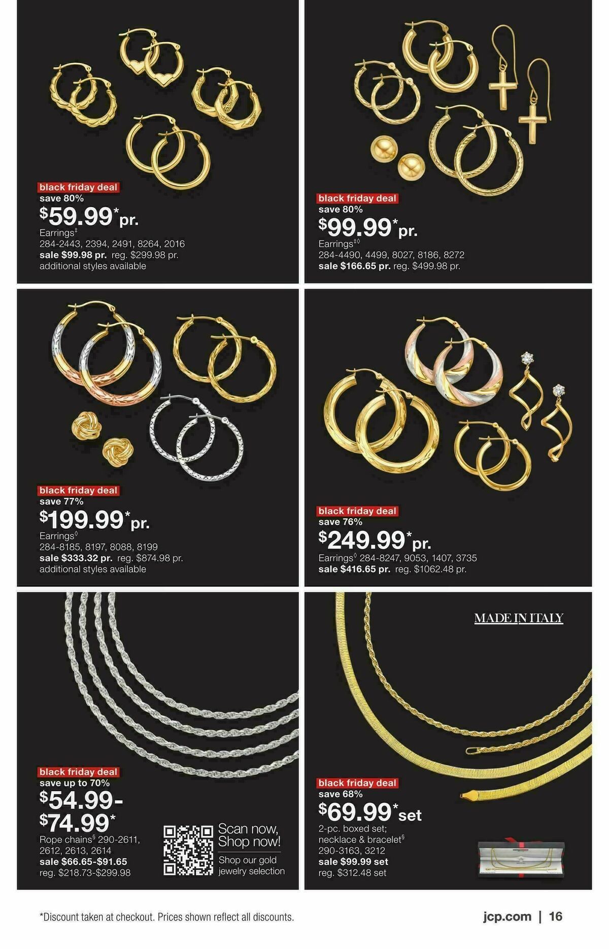 JCPenney Black Friday Early Access Jewelry Deals Weekly Ad from October 27