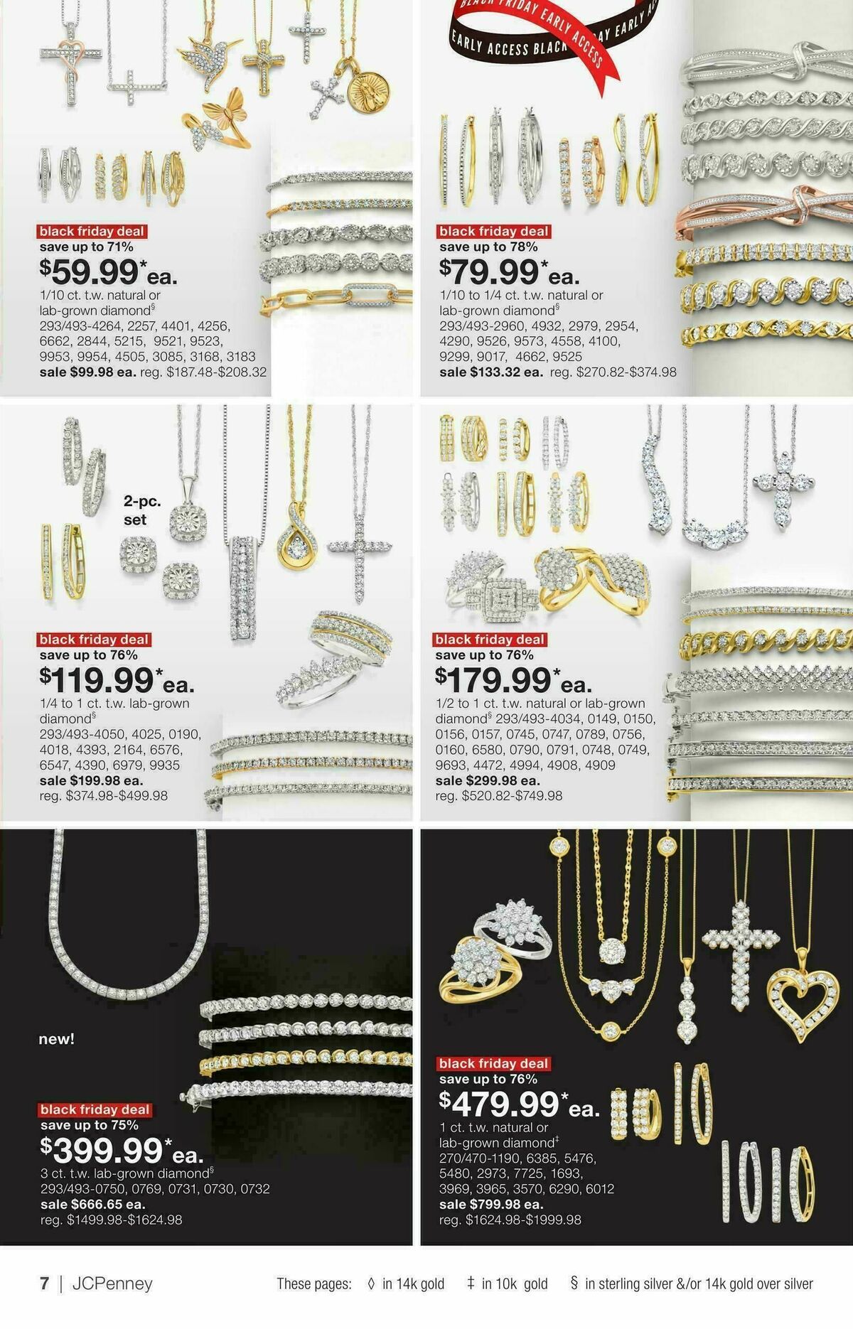 JCPenney Black Friday Early Access Jewelry Deals Weekly Ad from October 27