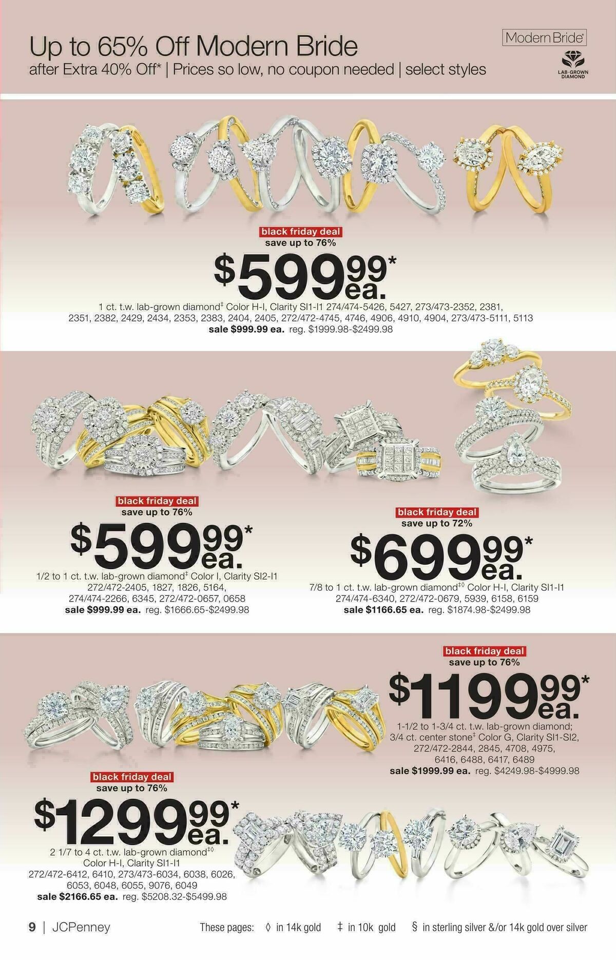 JCPenney Black Friday Early Access Jewelry Deals Weekly Ad from October 27