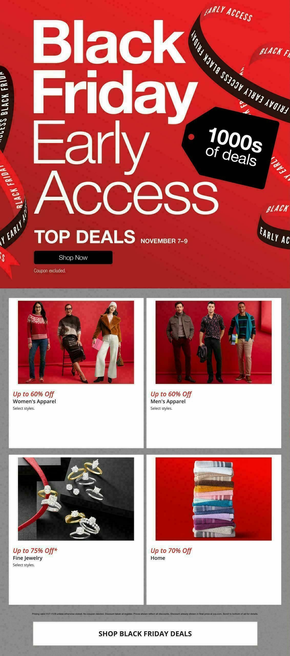 JCPenney Top Deals Weekly Ad from November 7