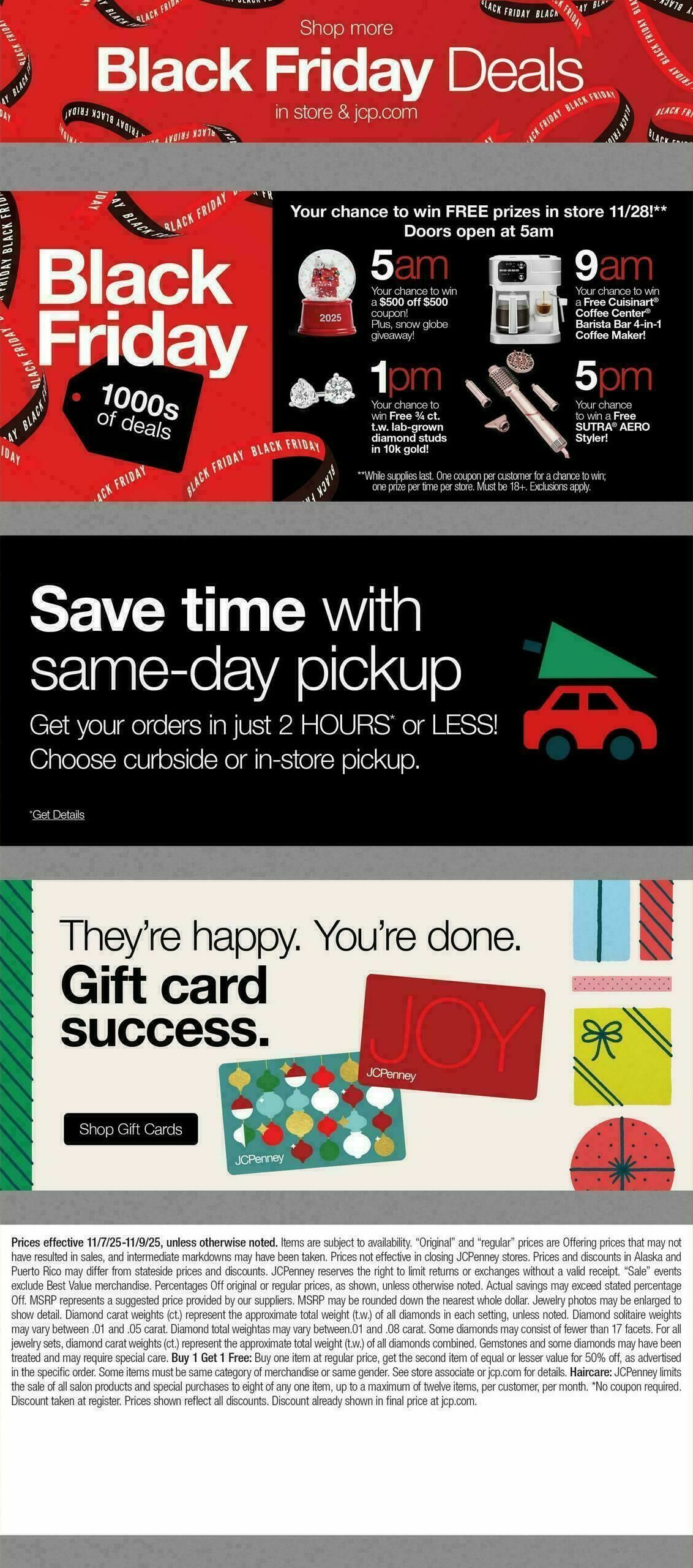 JCPenney Top Deals Weekly Ad from November 7