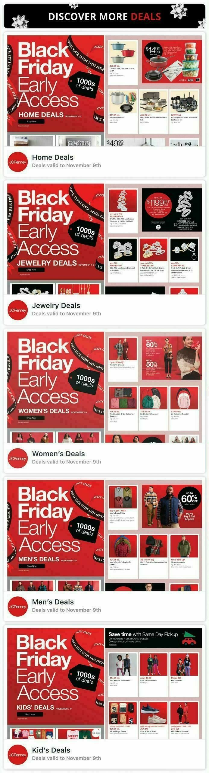 JCPenney Top Deals Weekly Ad from November 7