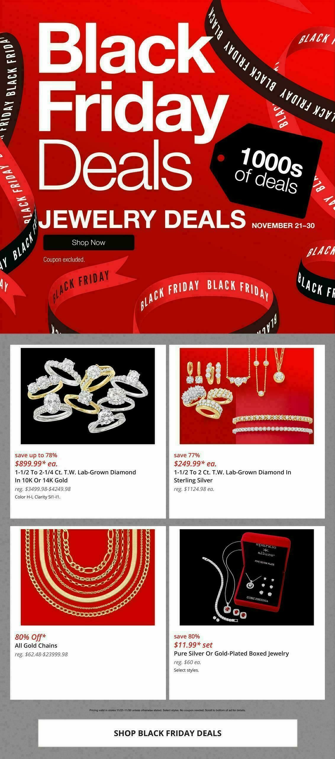 JCPenney Jewelry Deals Weekly Ad from November 21