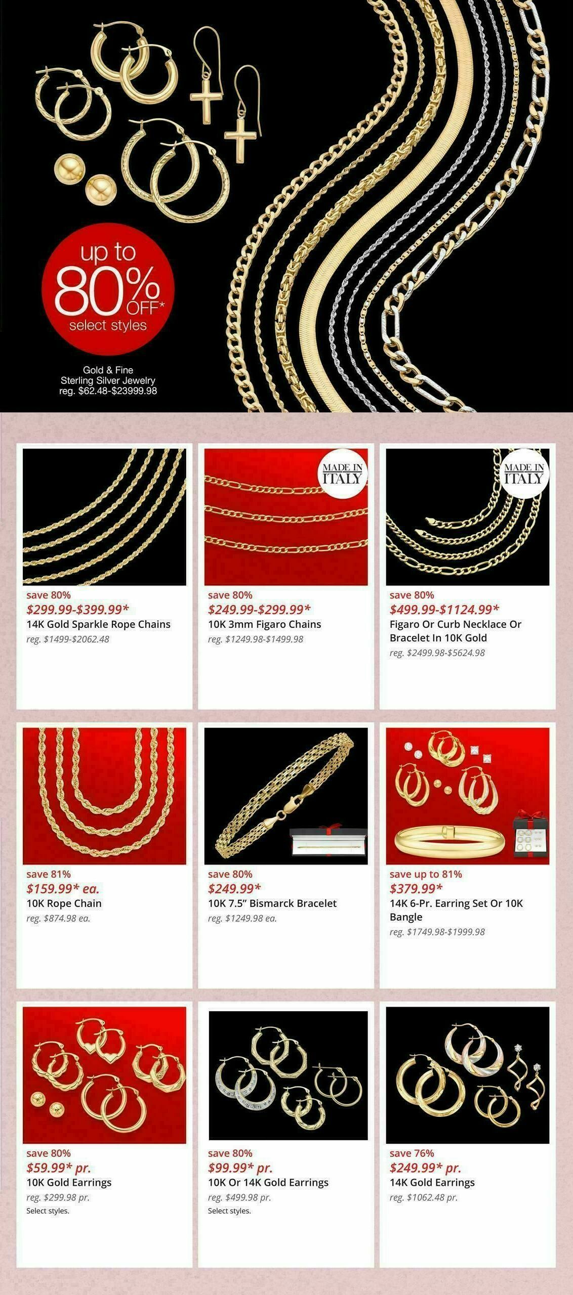 JCPenney Jewelry Deals Weekly Ad from November 21