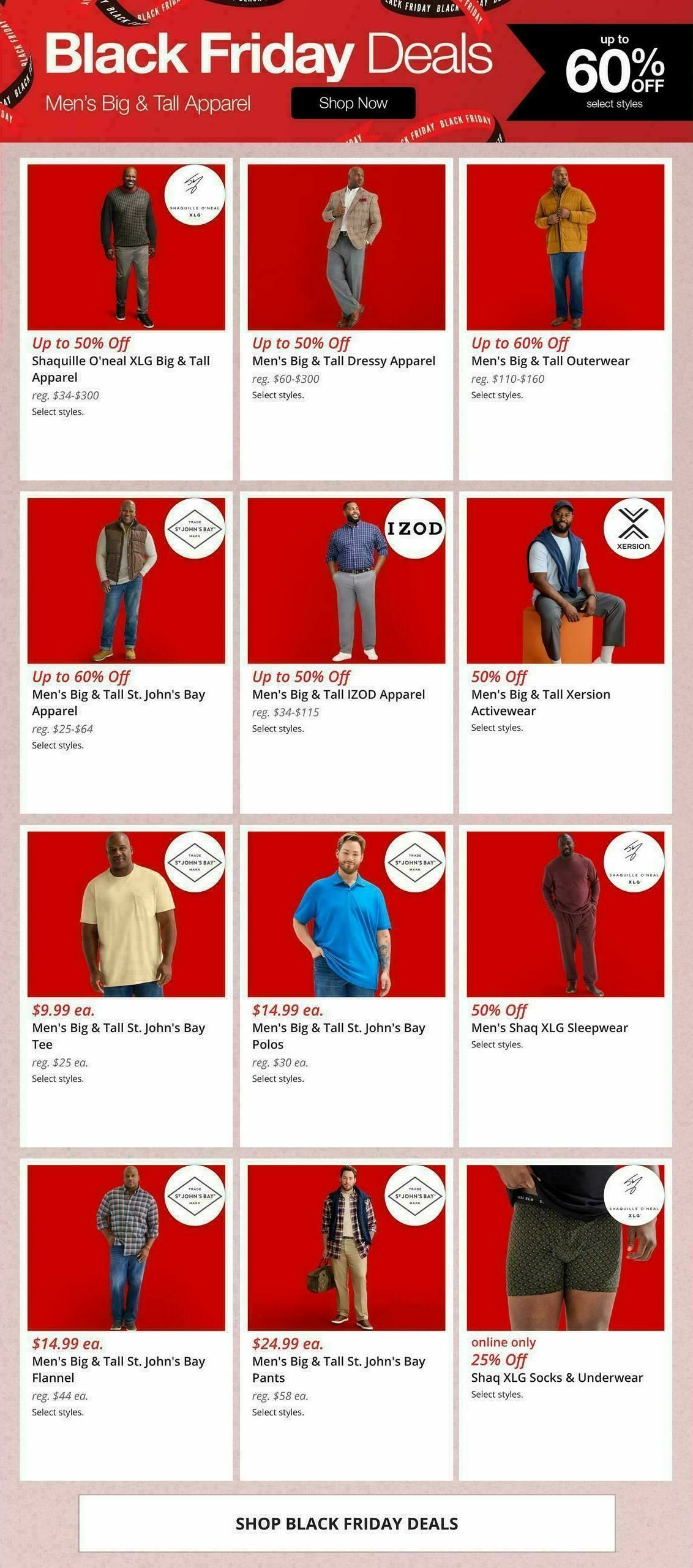 JCPenney Men's Deals Weekly Ad from November 21