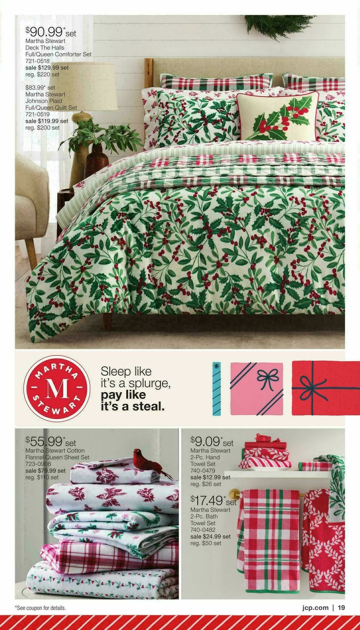 JCPenney Holiday Home Sale Weekly Ad from December 3