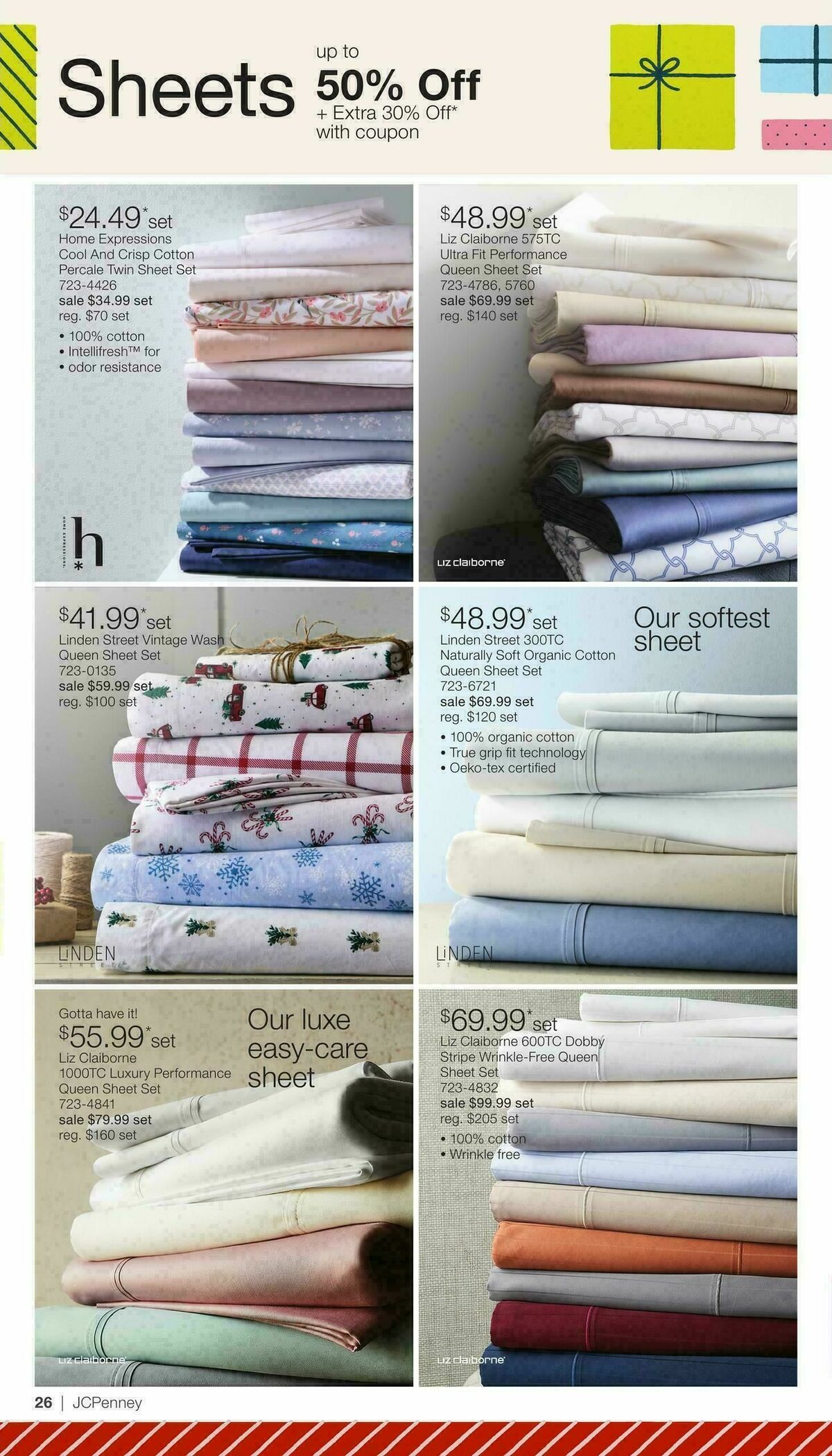 JCPenney Holiday Home Sale Weekly Ad from December 3