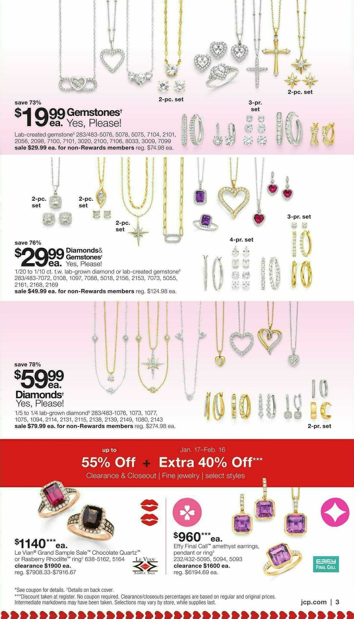 JCPenney Valentine’s Day Jewelry Sale Weekly Ad from January 17