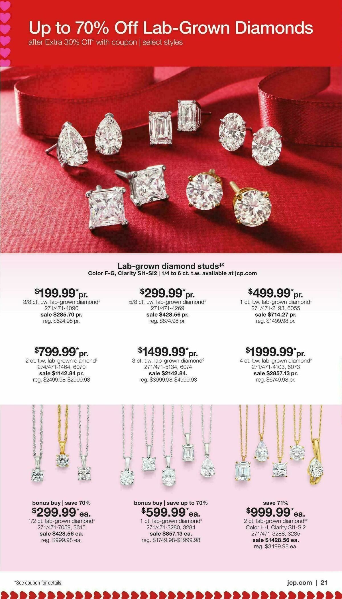 JCPenney Valentine’s Day Jewelry Sale Weekly Ad from January 17