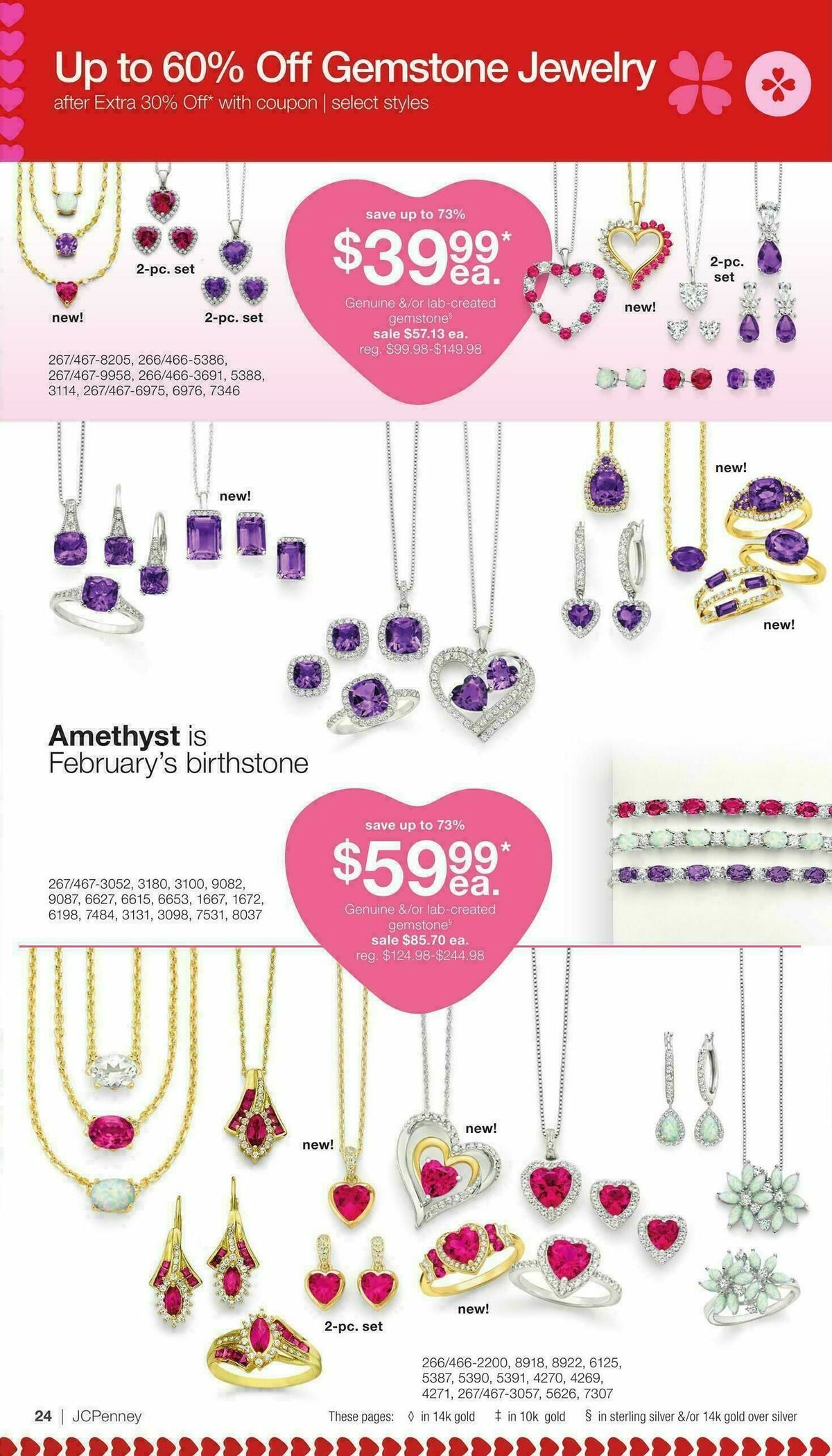 JCPenney Valentine’s Day Jewelry Sale Weekly Ad from January 17