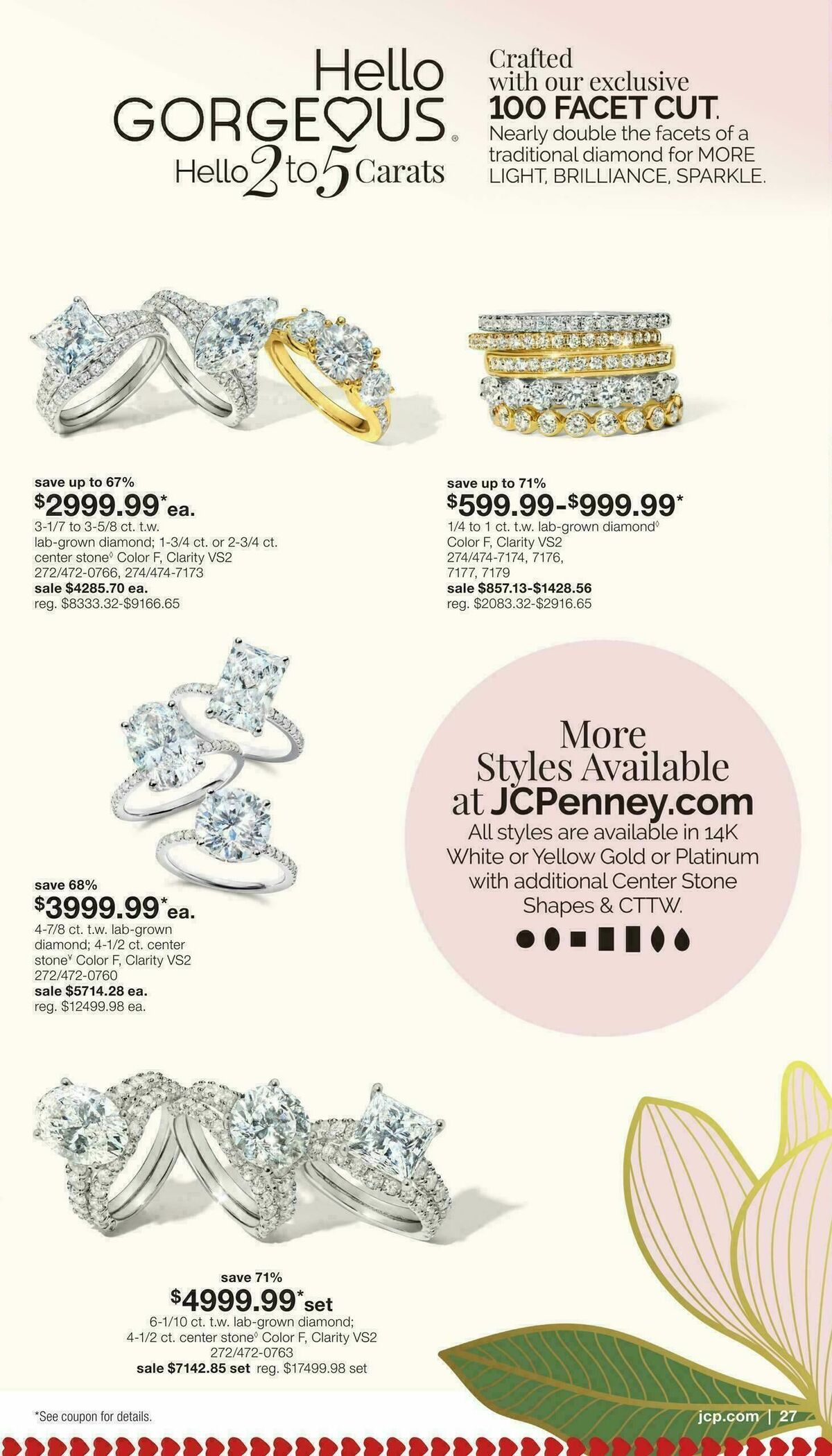 JCPenney Valentine’s Day Jewelry Sale Weekly Ad from January 17