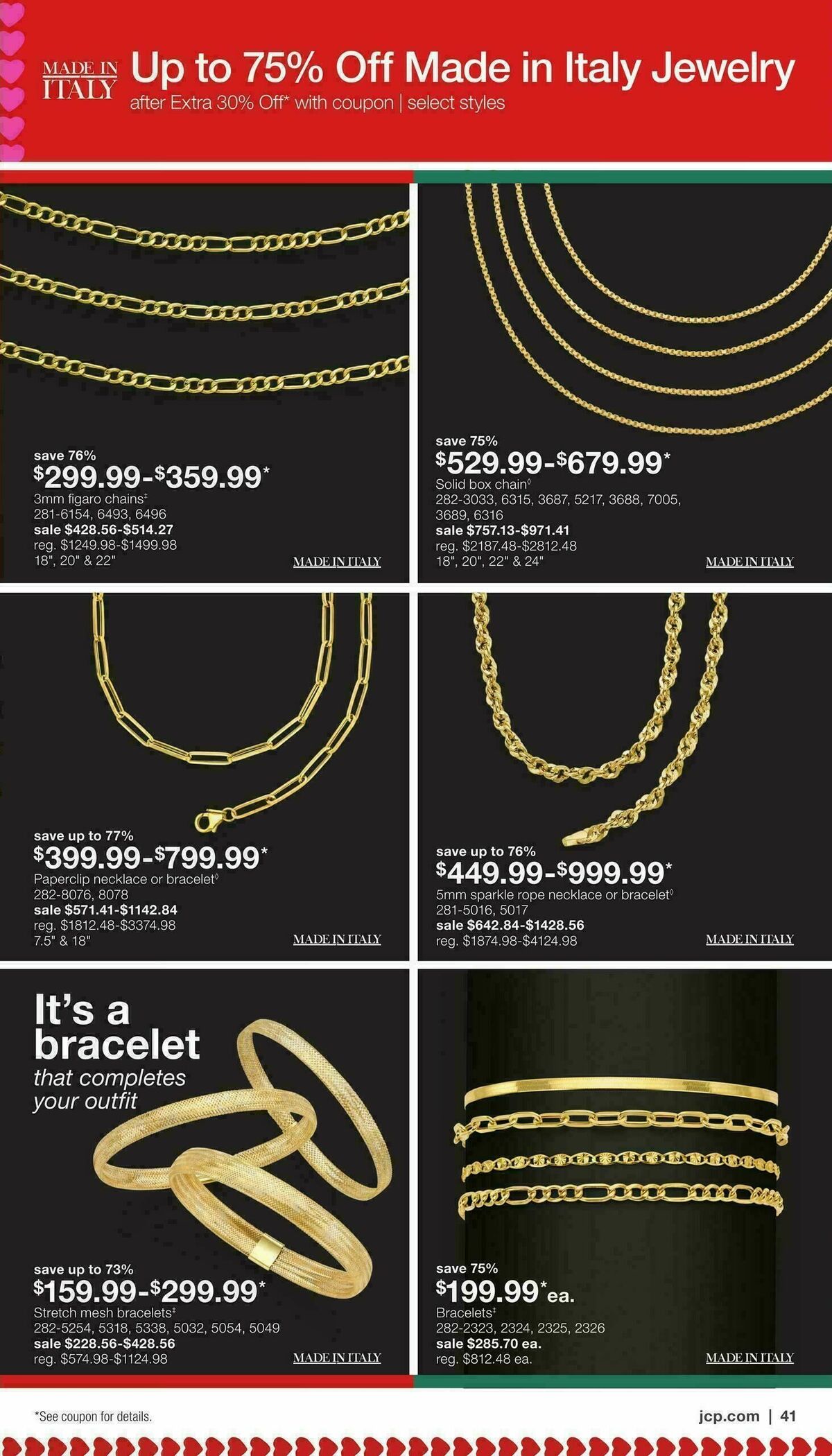 JCPenney Valentine’s Day Jewelry Sale Weekly Ad from January 17
