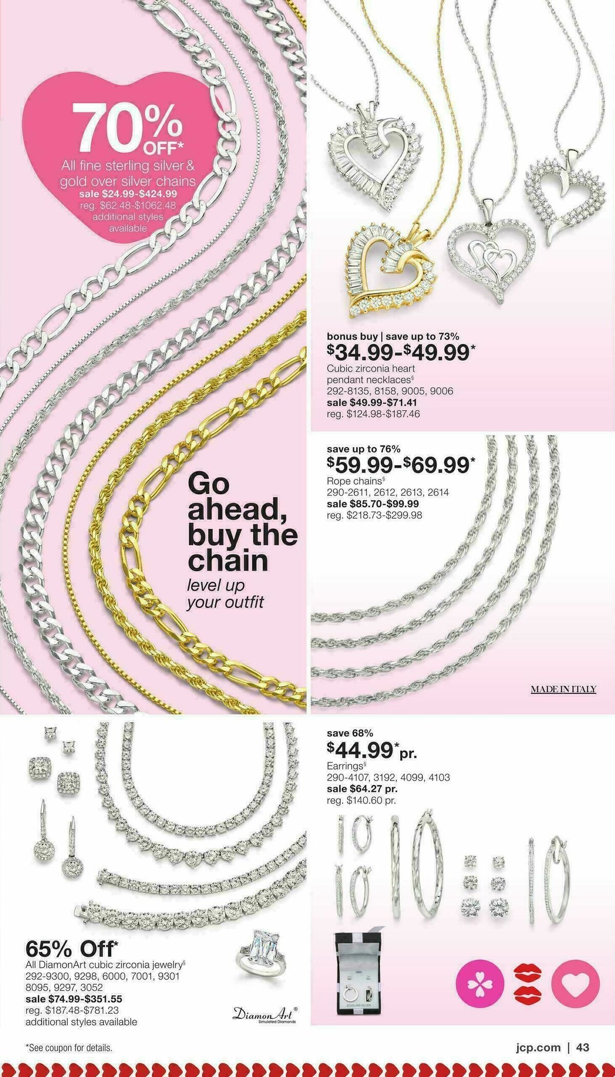 JCPenney Valentine’s Day Jewelry Sale Weekly Ad from January 17