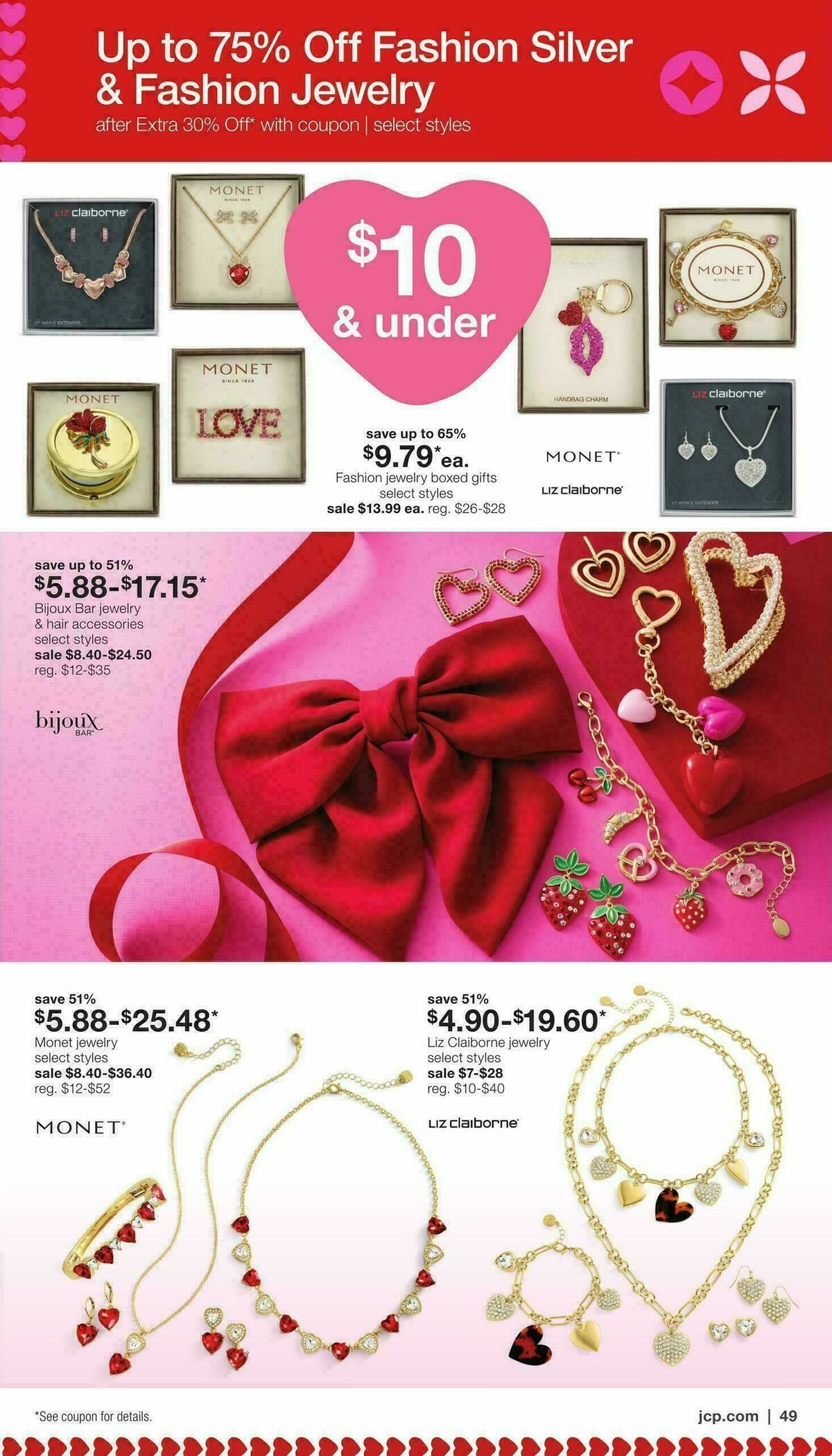 JCPenney Valentine’s Day Jewelry Sale Weekly Ad from January 17