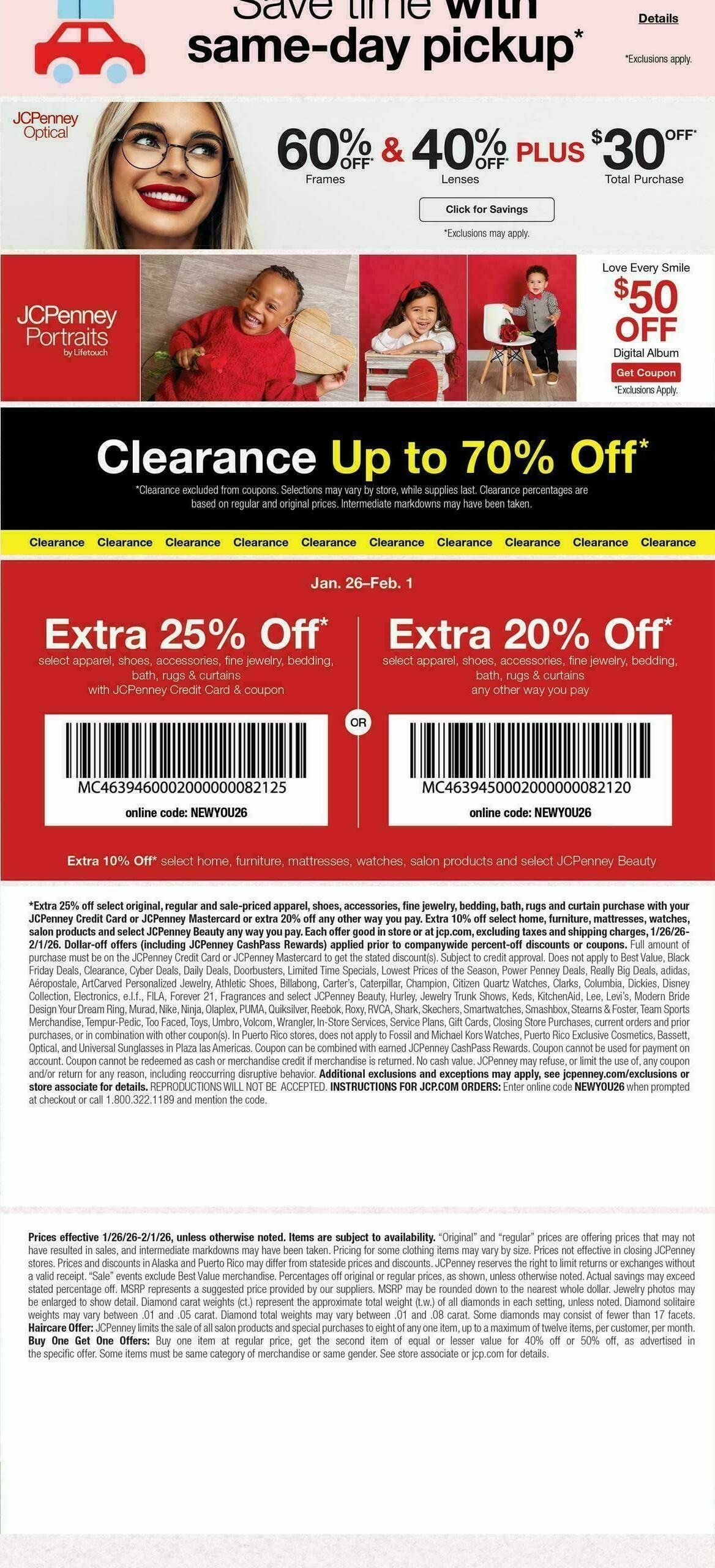 JCPenney Weekly Ad from January 26