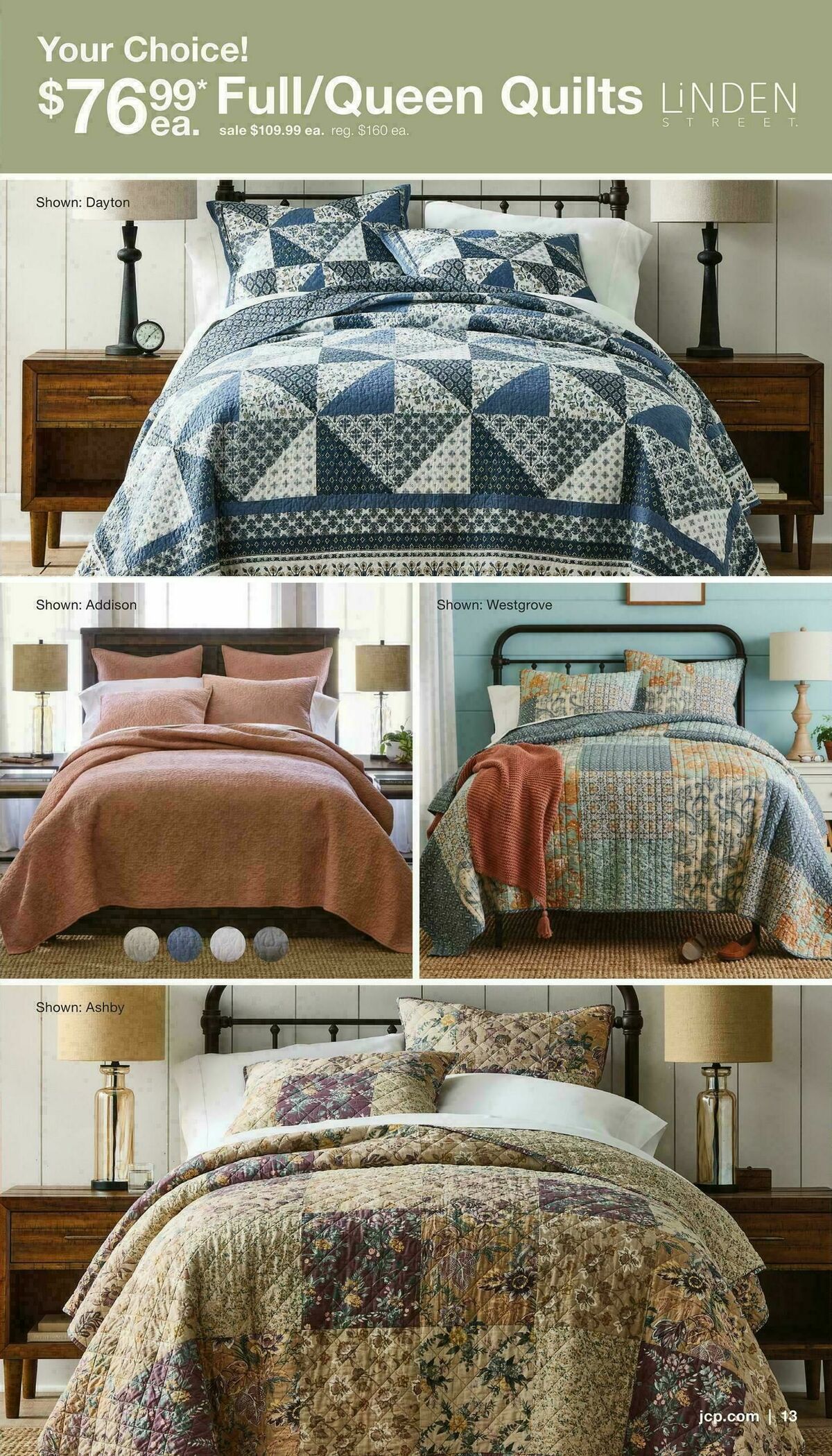 JCPenney Presidents Day Home Sale Weekly Ad from February 2