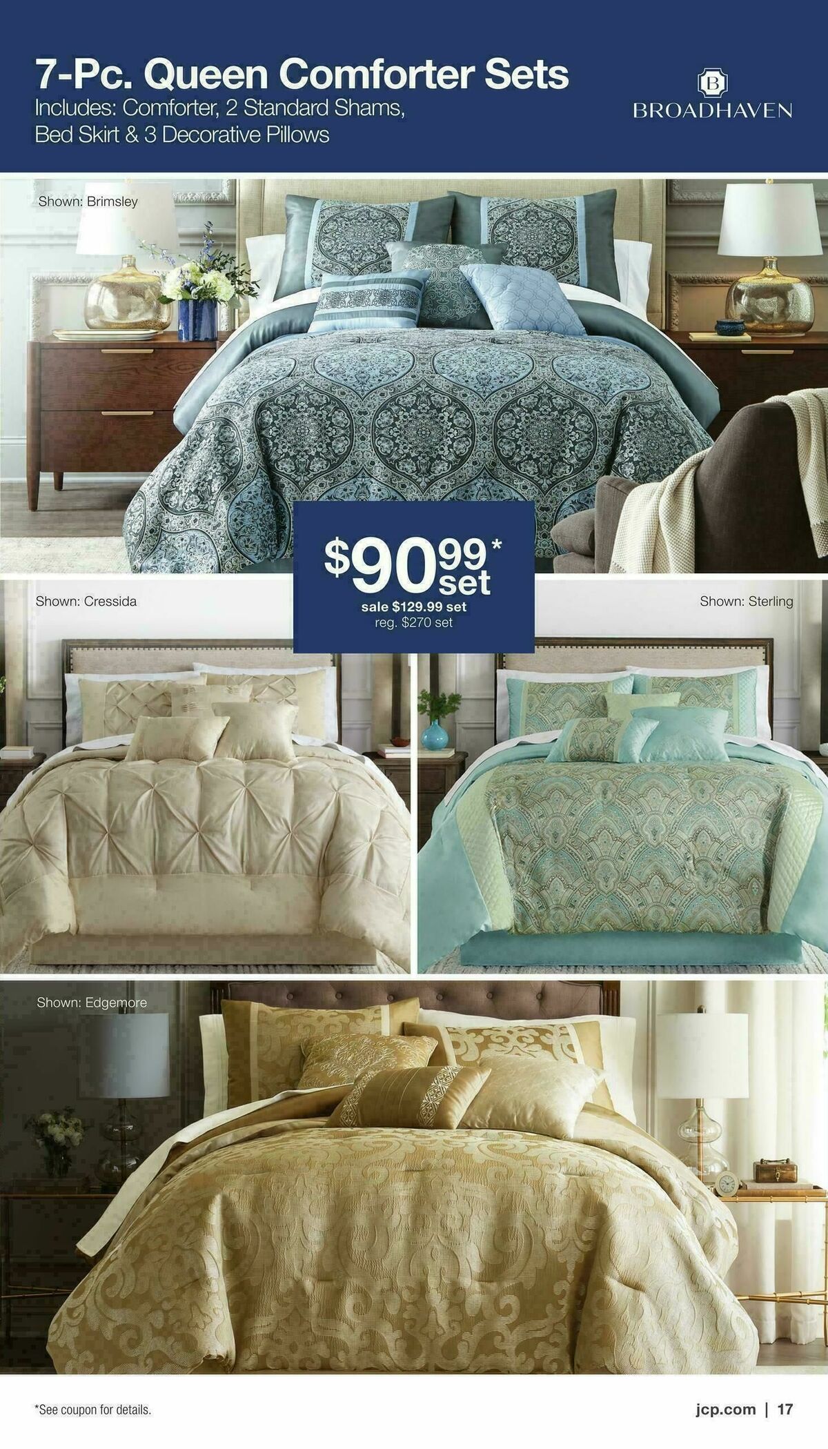 JCPenney Presidents Day Home Sale Weekly Ad from February 2
