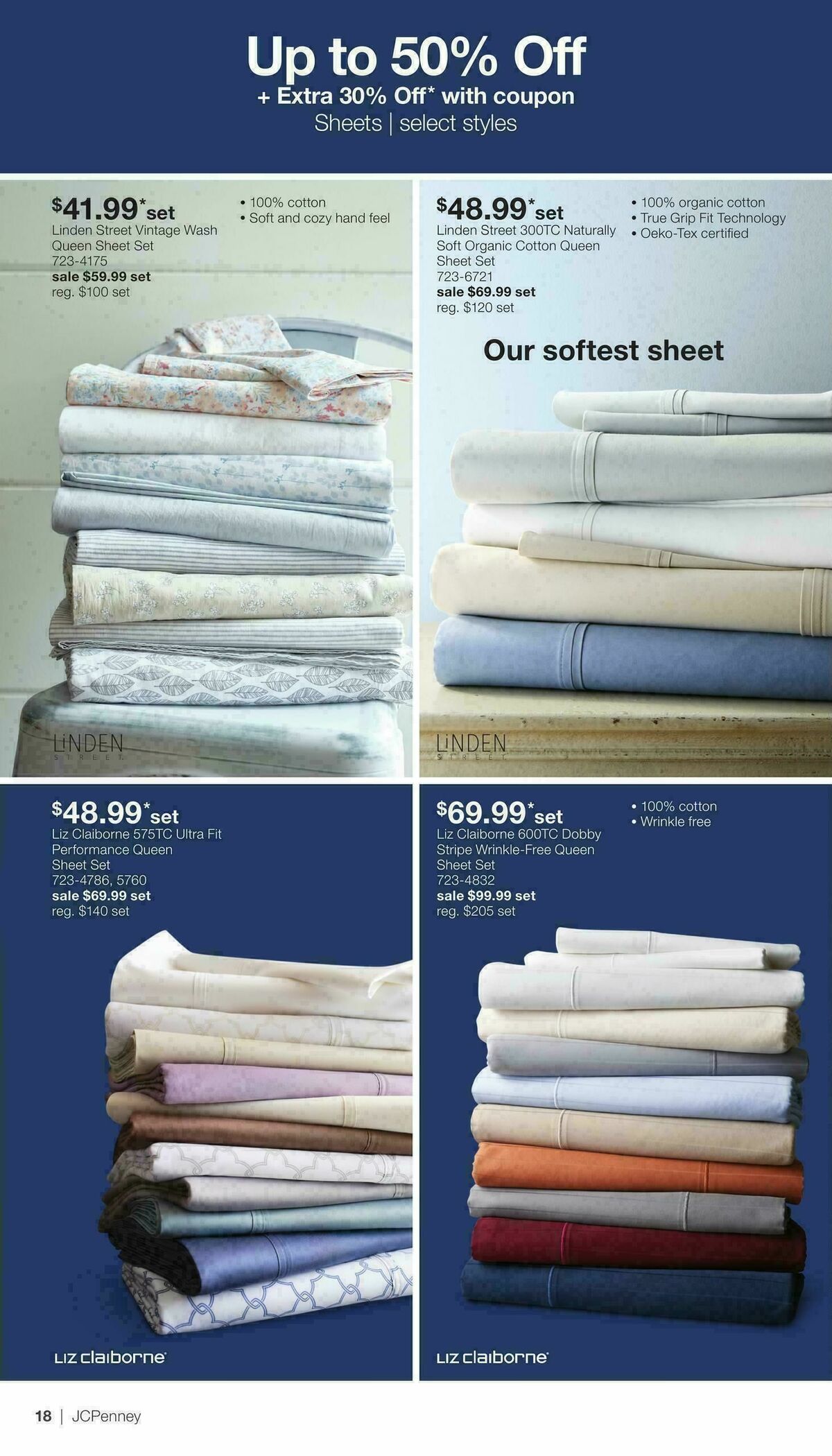 JCPenney Presidents Day Home Sale Weekly Ad from February 2