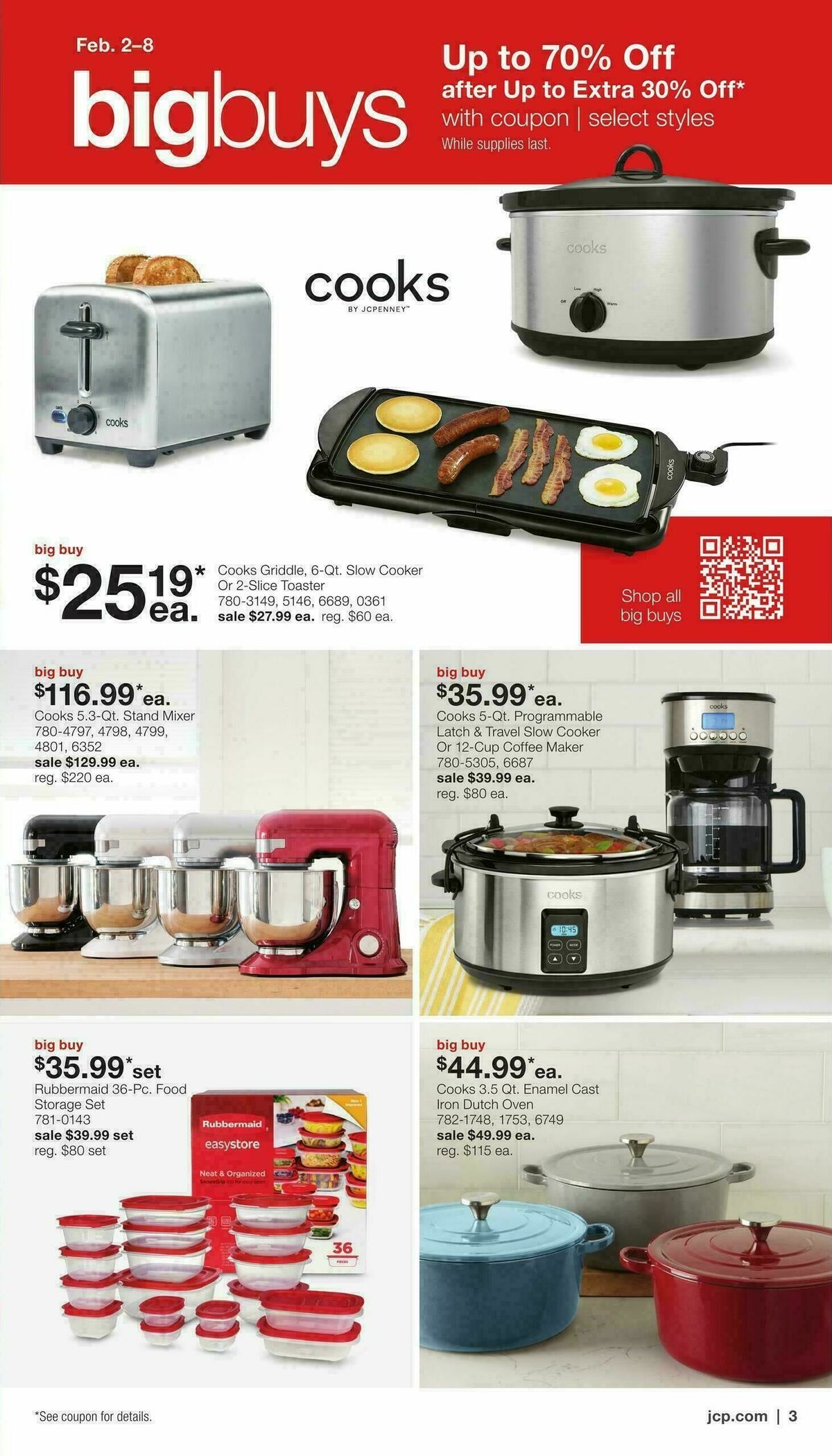 JCPenney Presidents Day Home Sale Weekly Ad from February 2