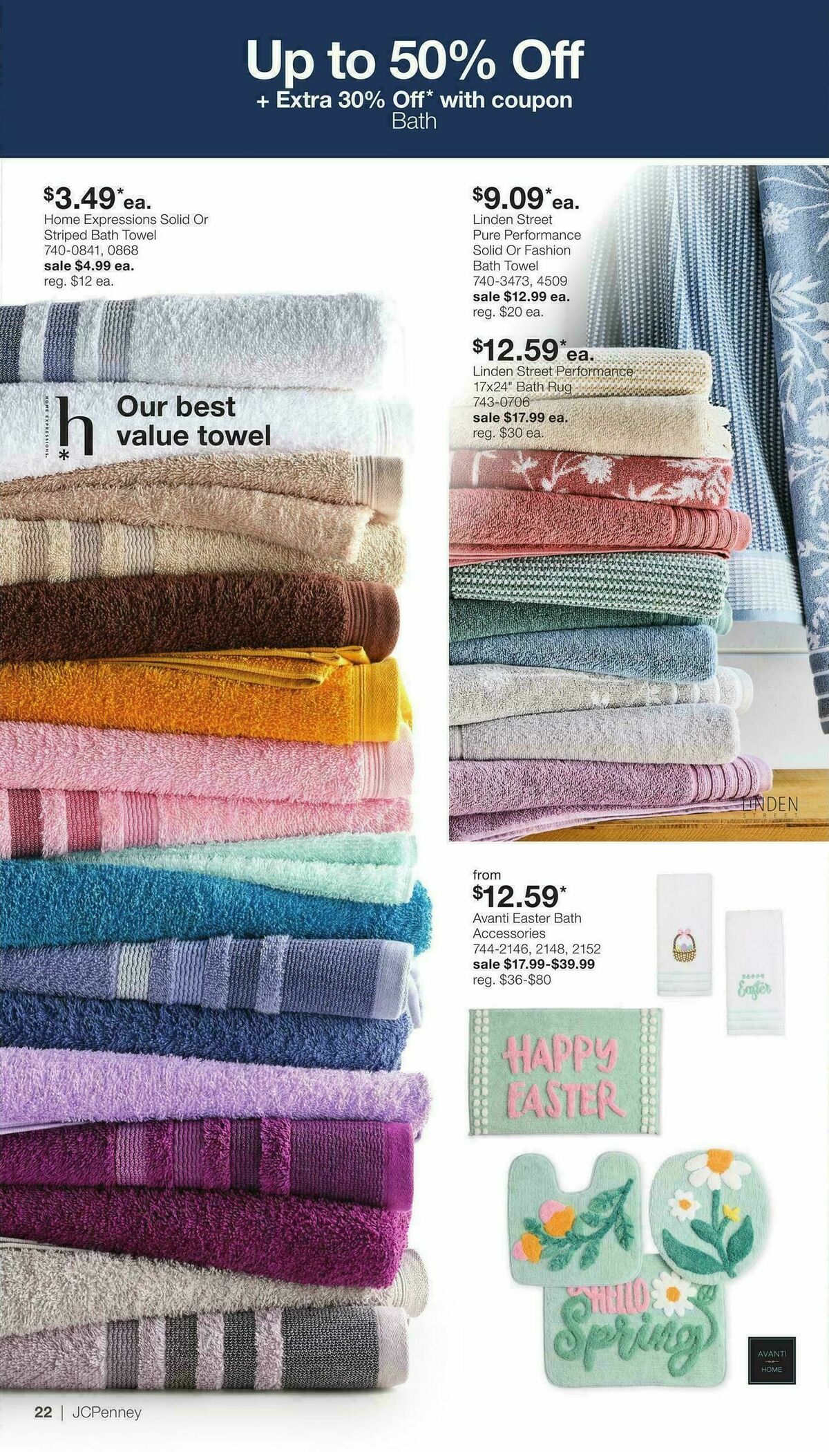 JCPenney Presidents Day Home Sale Weekly Ad from February 2