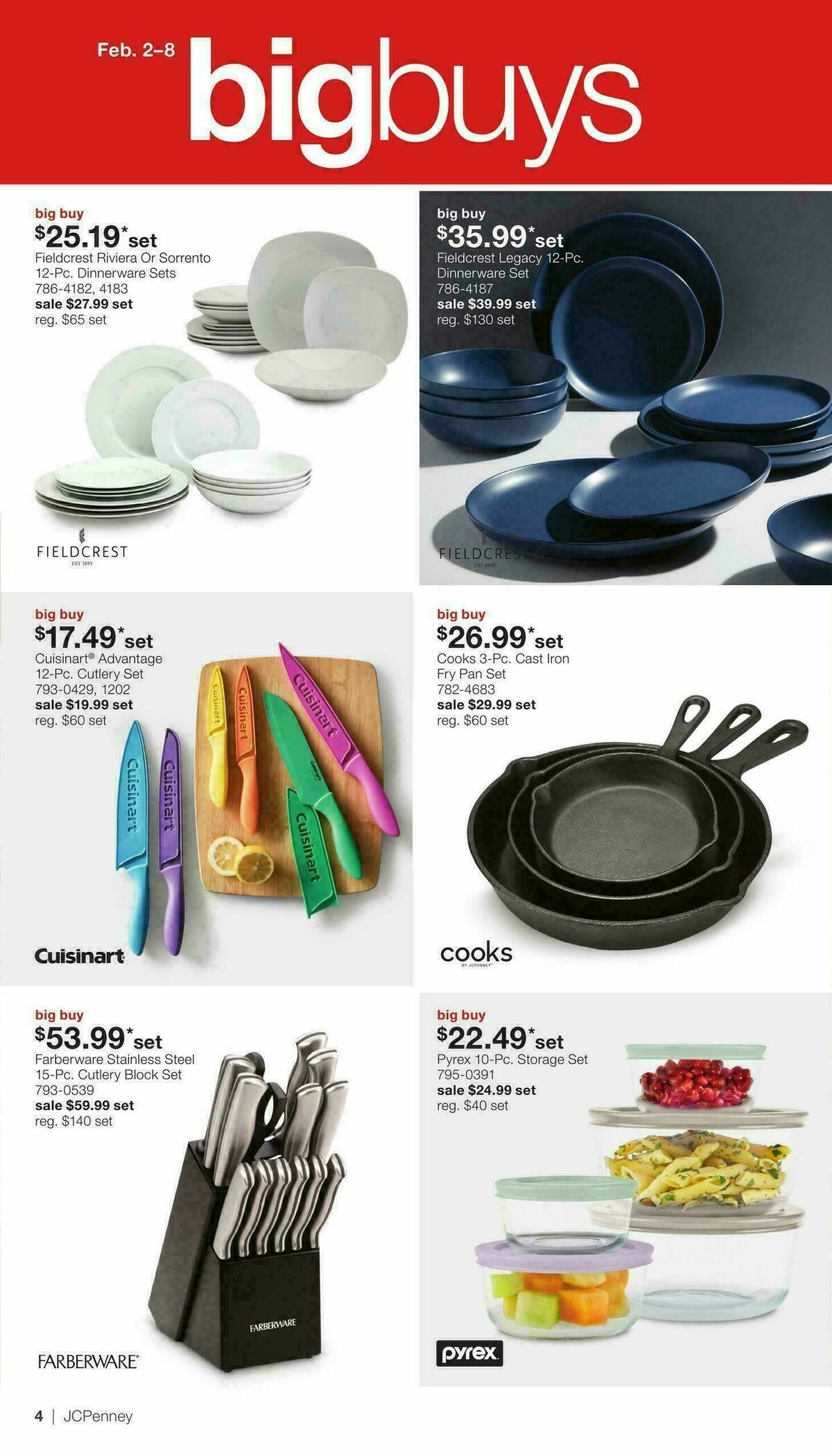 JCPenney Presidents Day Home Sale Weekly Ad from February 2