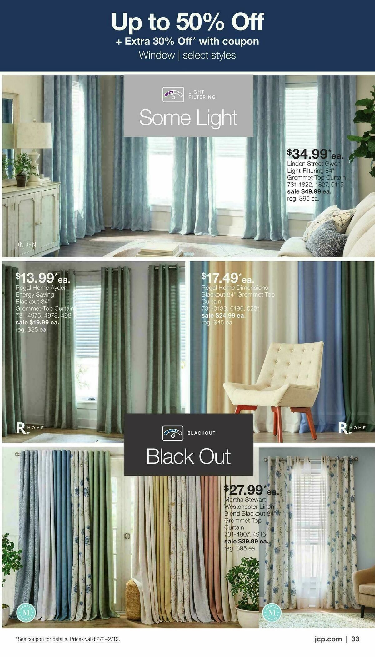 JCPenney Presidents Day Home Sale Weekly Ad from February 2