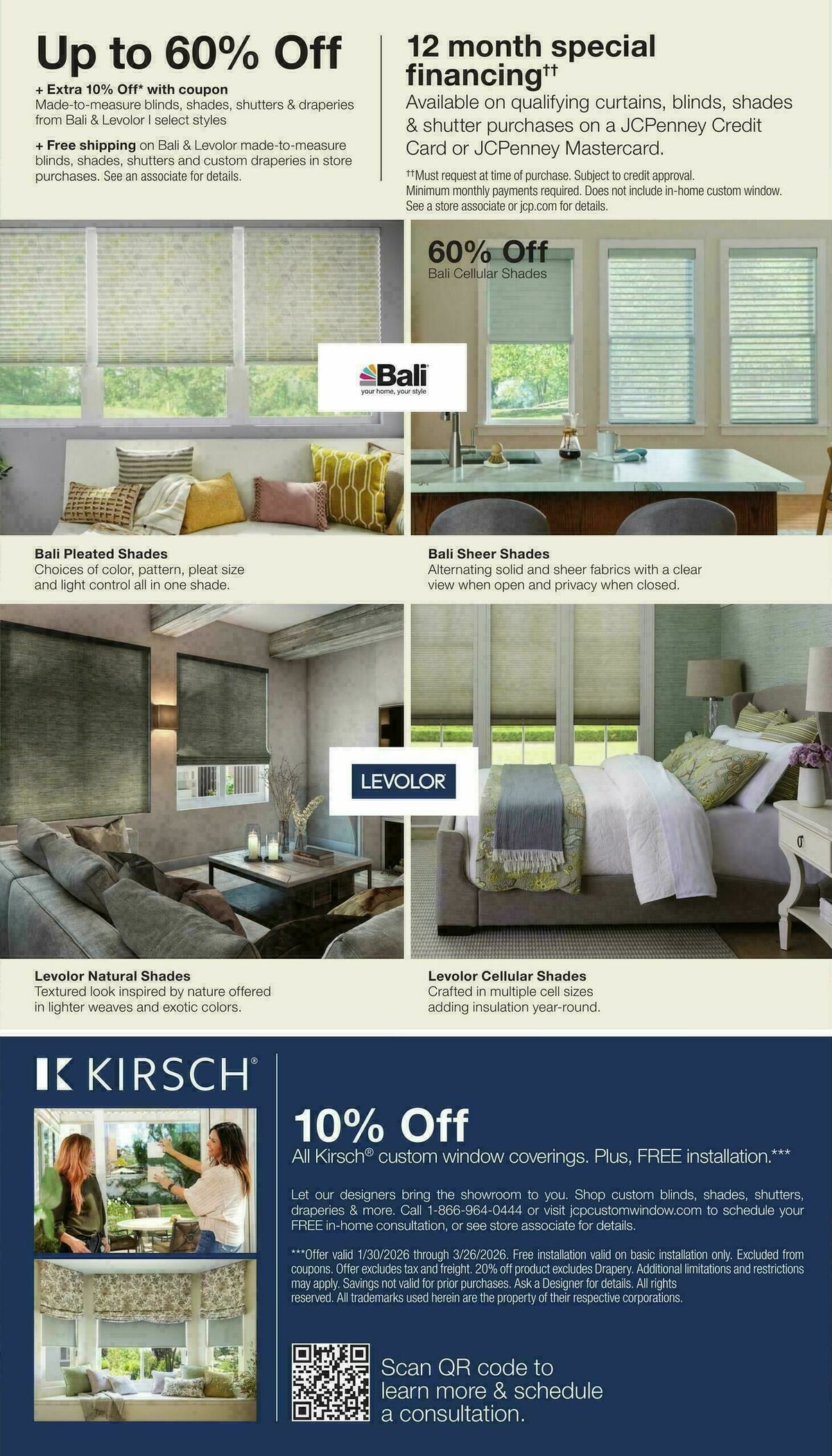 JCPenney Presidents Day Home Sale Weekly Ad from February 2