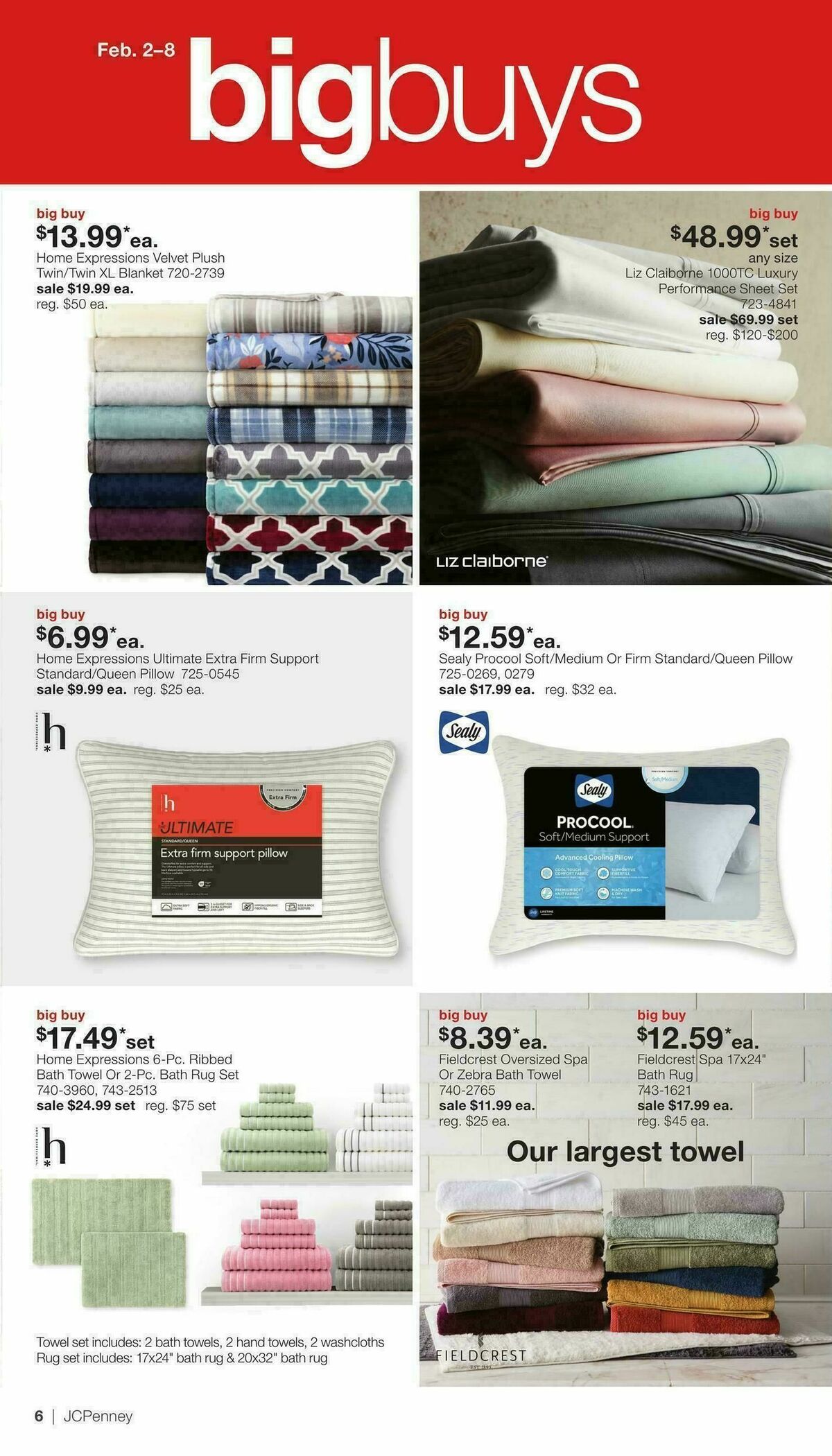 JCPenney Presidents Day Home Sale Weekly Ad from February 2